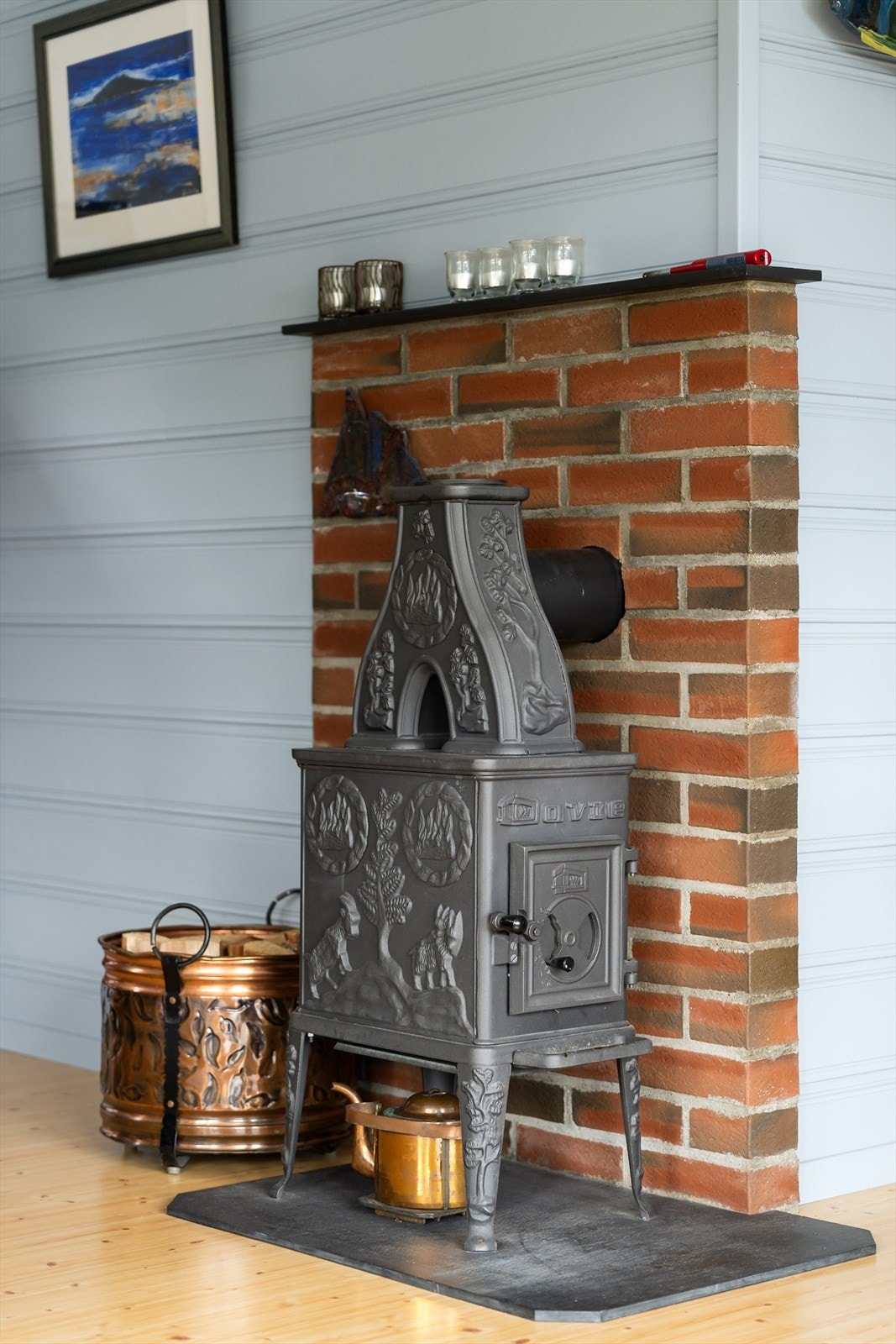 Vedovnen gir god varme på kjøligere dager. Galleribilde