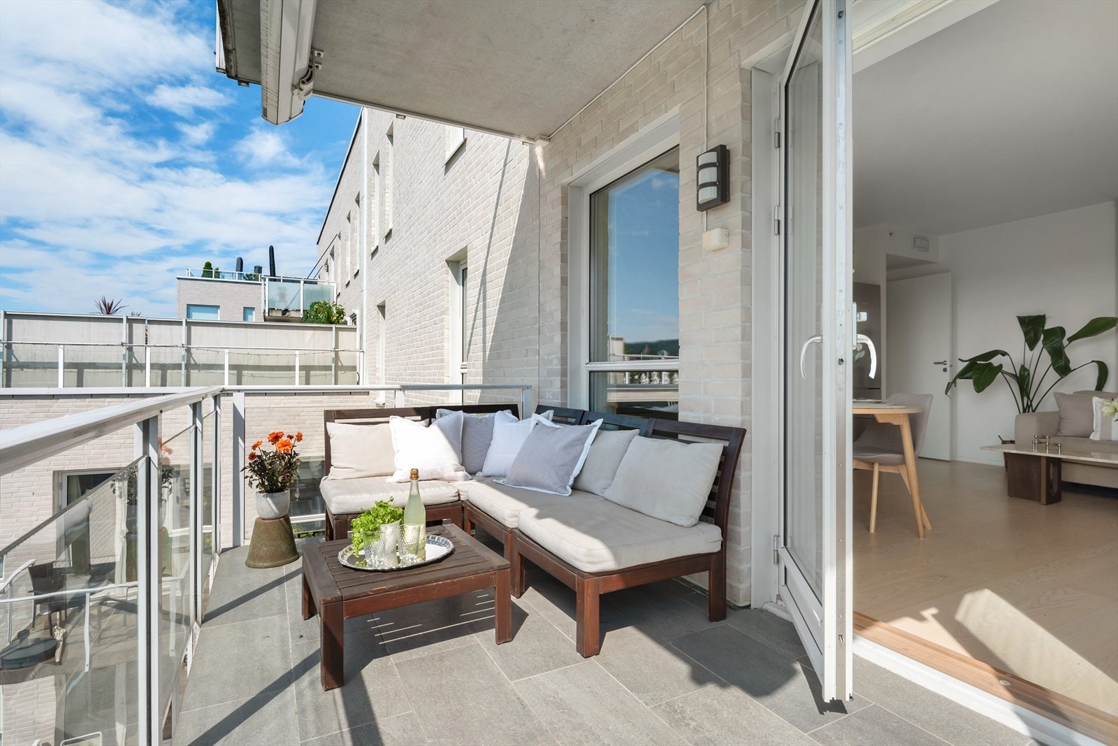 Herlig balkong på 8 kvm Galleribilde