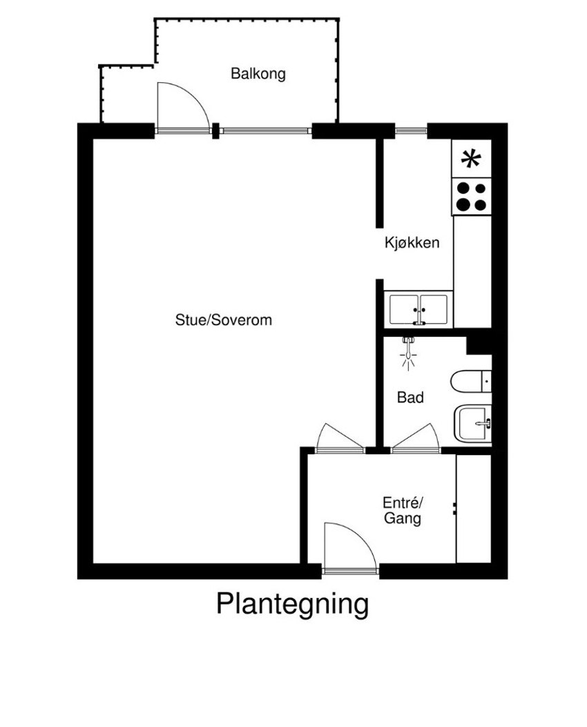 Plantegning songnsveien 2 Galleribilde