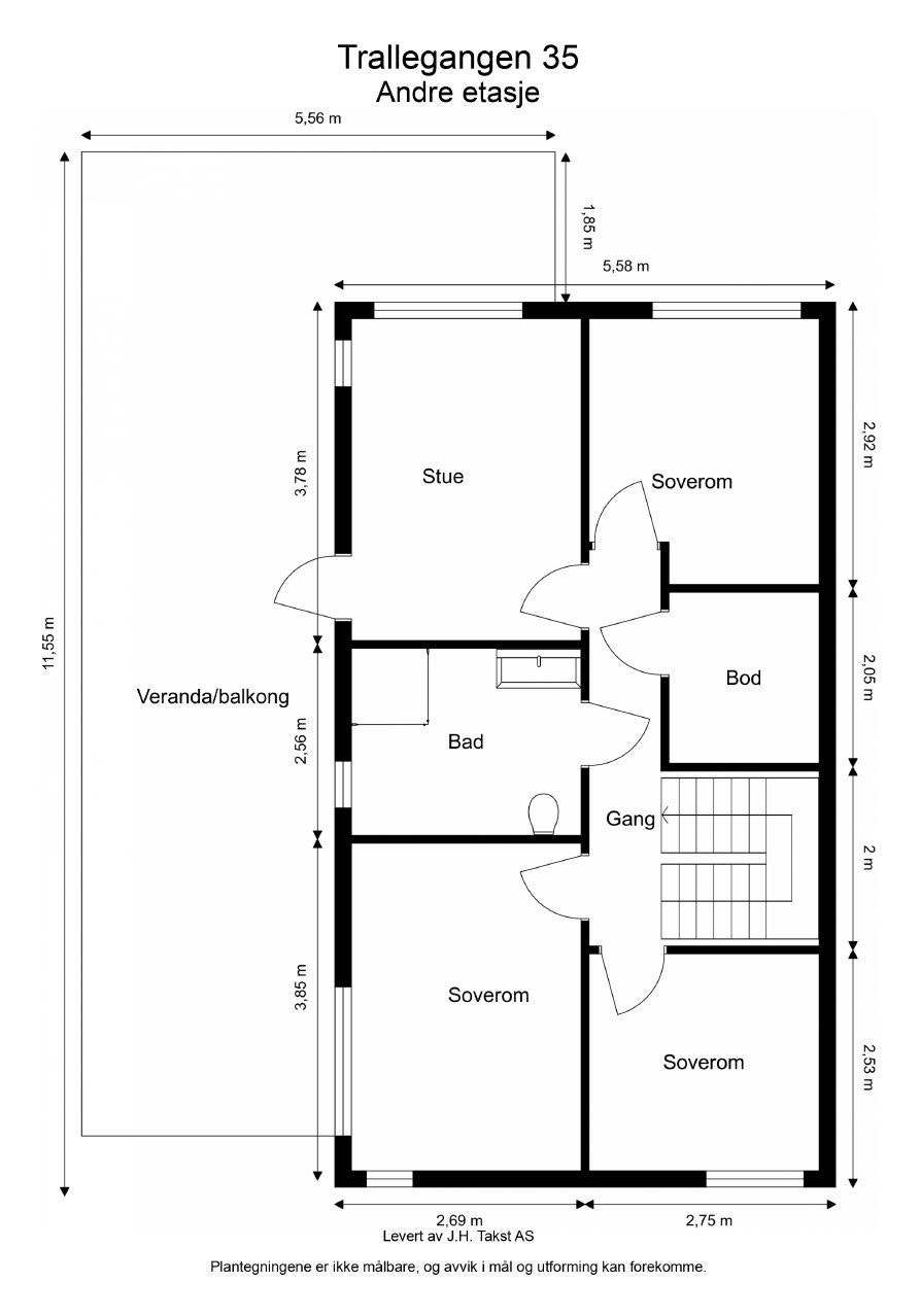 Plantegning 2. etg. Galleribilde