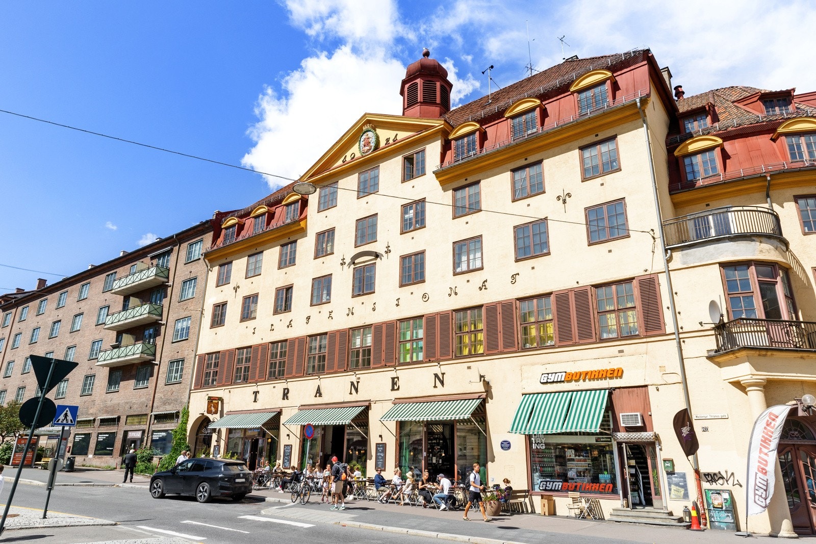 Tranen på Alexander Kiellands plass, har blitt et populært møtested og tilbyr kanskje Oslos beste pizza Galleribilde