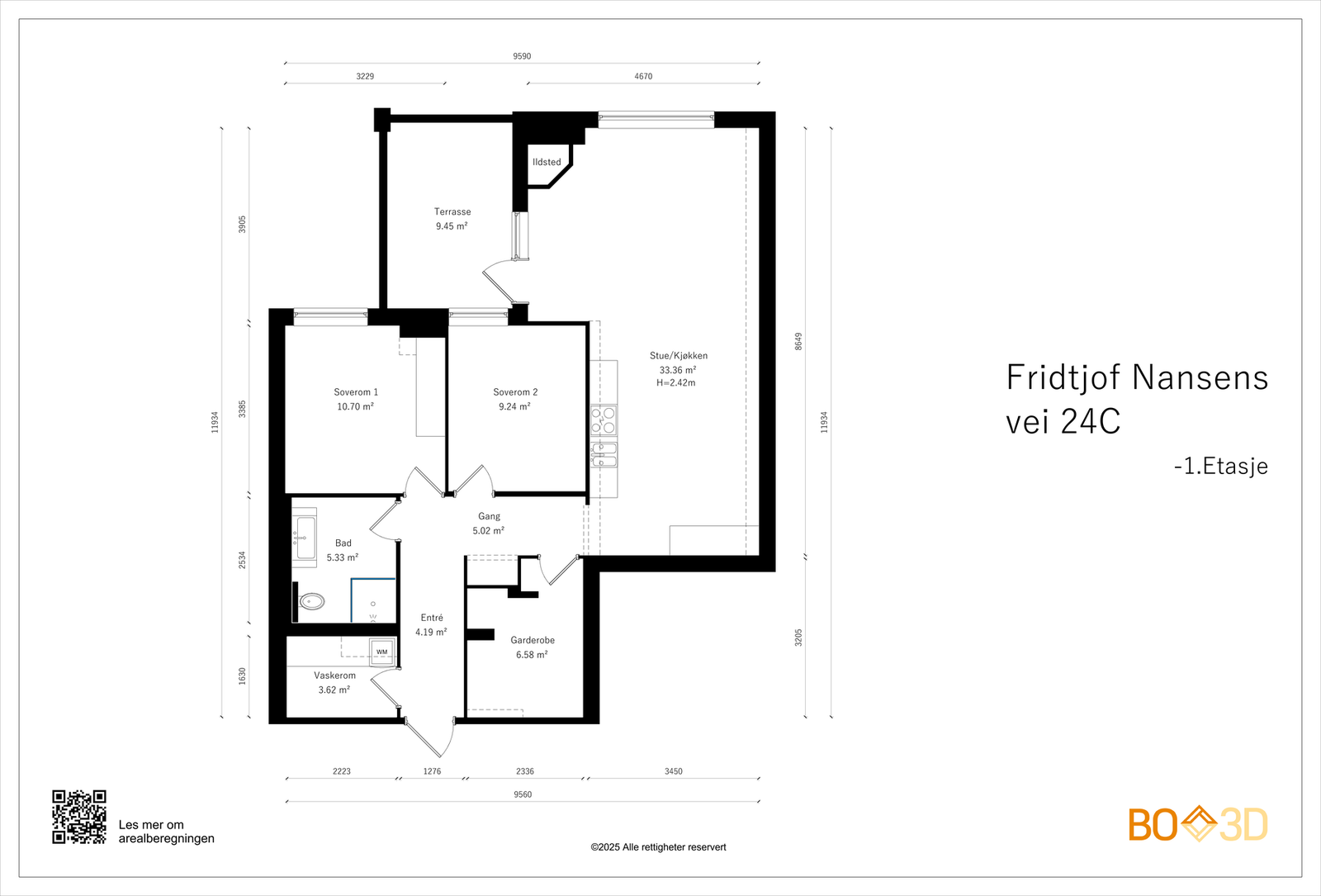 Plantegning. Galleribilde