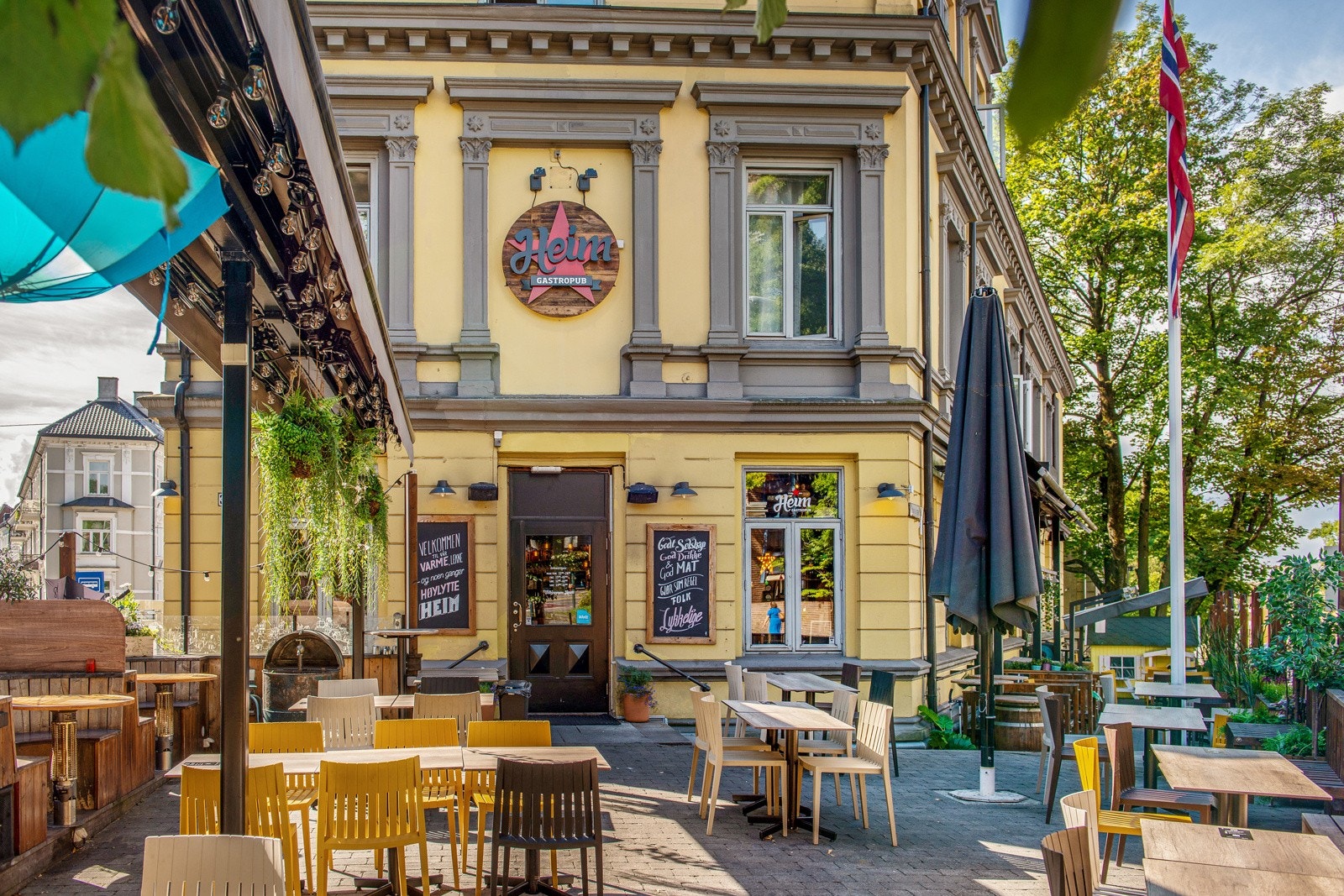 Heim Gastropub er et sted som vil sette gode kombinasjer mellom mat og drikke i fokus. Her er det også ukentlig quiz hver mandag Galleribilde