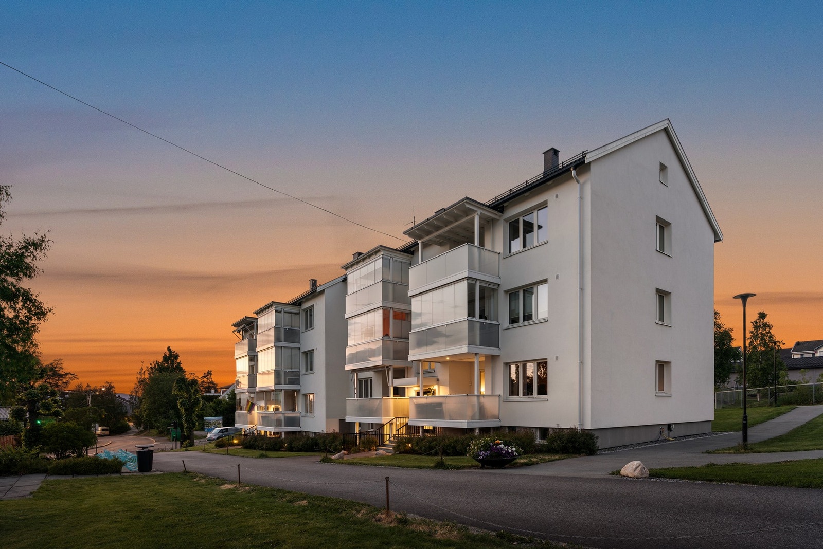 Byggets fasade. Galleribilde