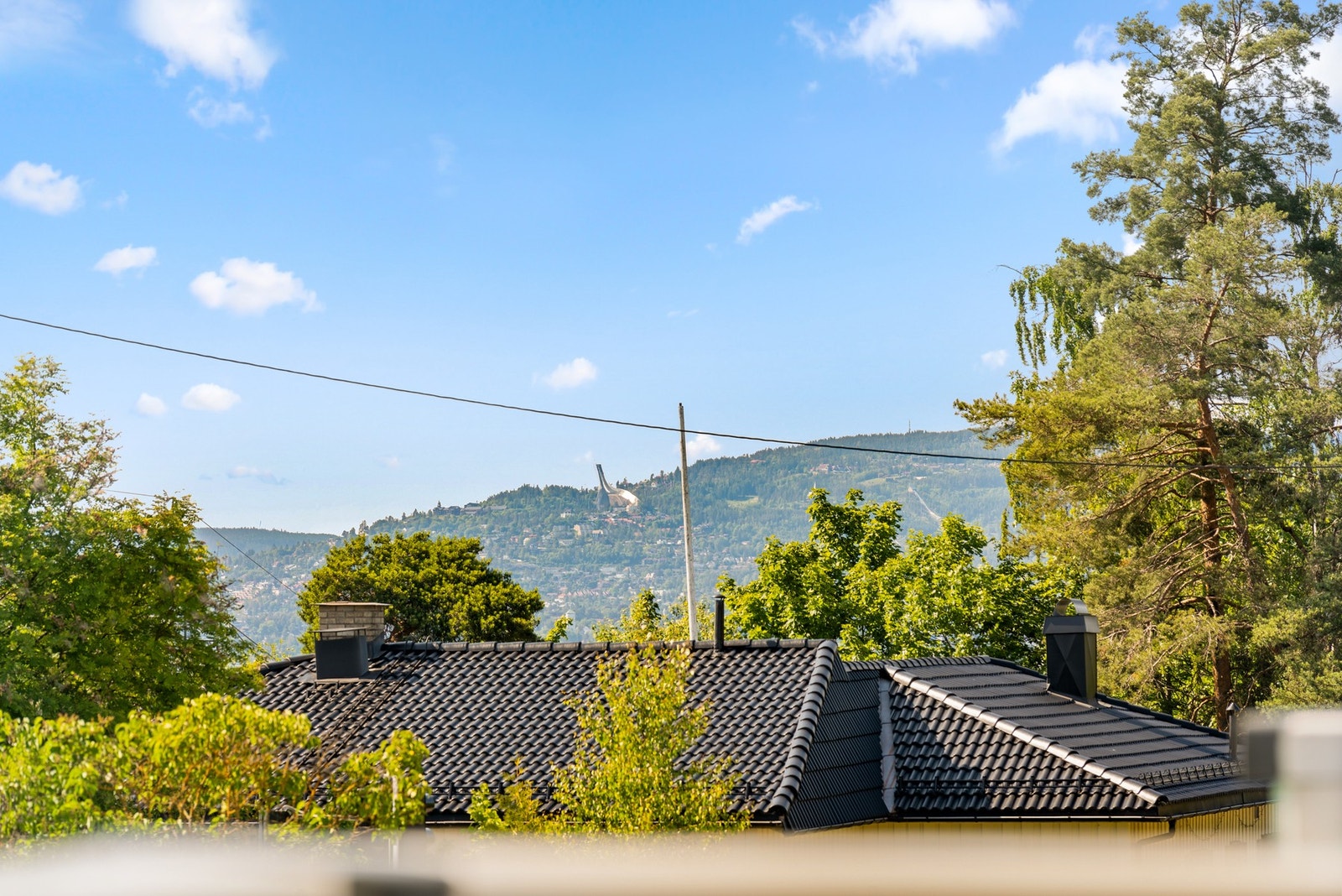 Utsikten fra balkongen. Galleribilde