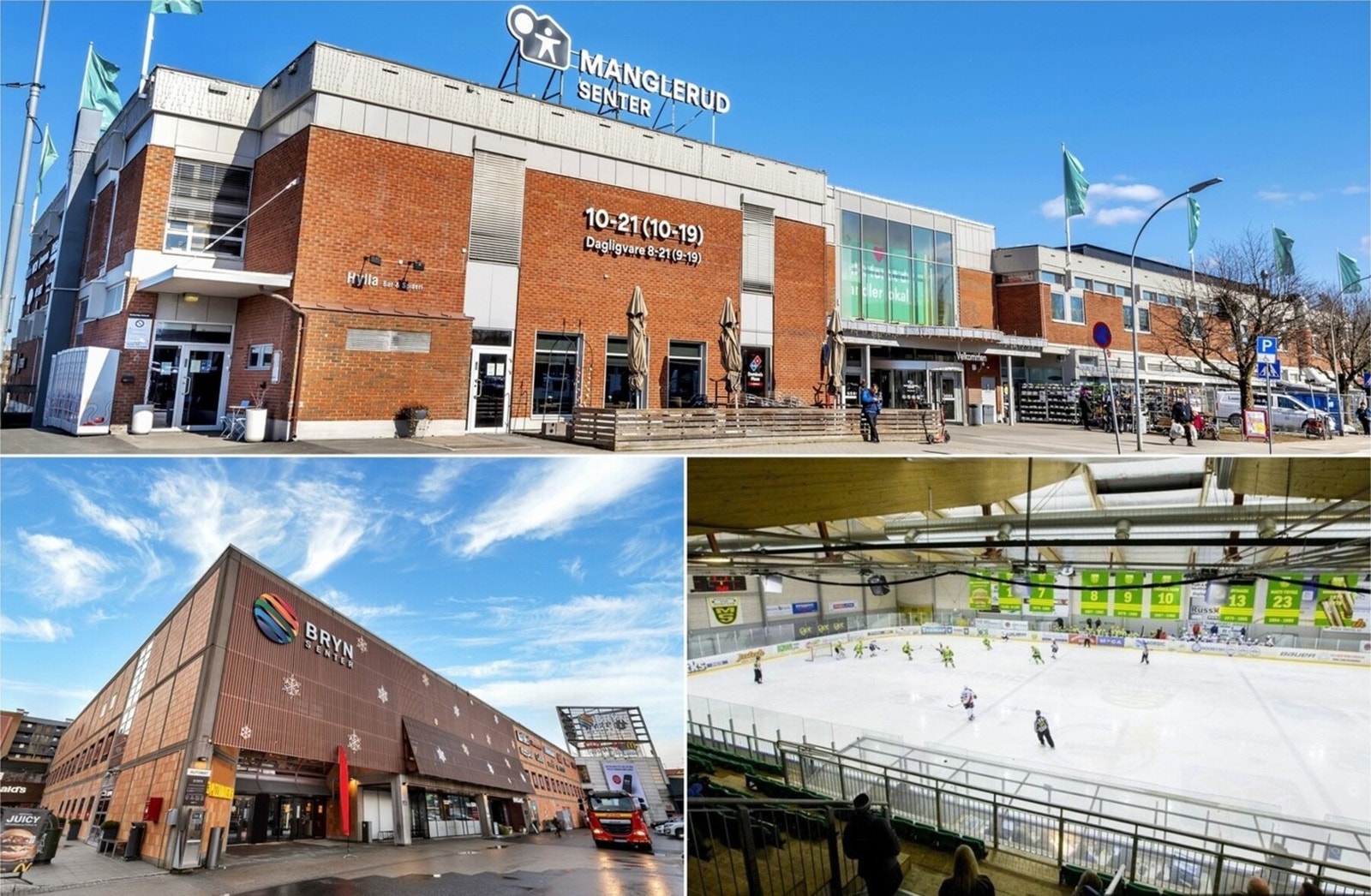 Både Bryn og Manglerud senter ligger kun en spasertur unna. Galleribilde
