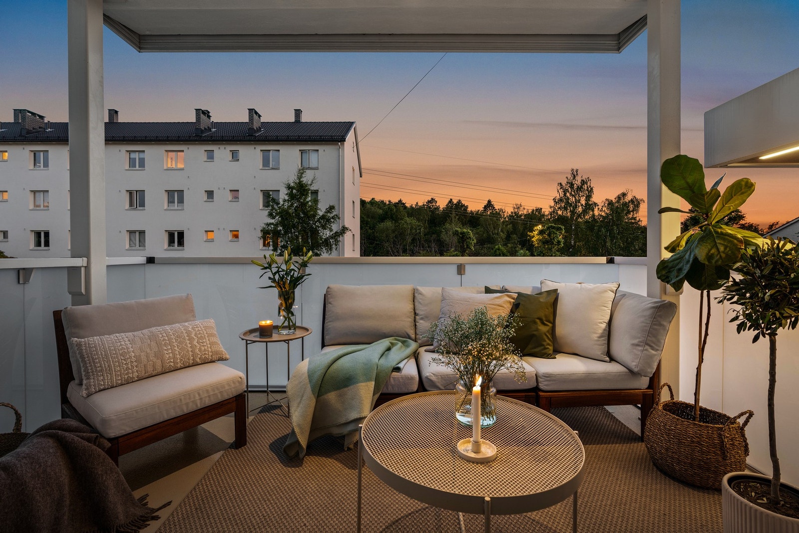 Her kan du nyte de varme sommerkveldene. Galleribilde