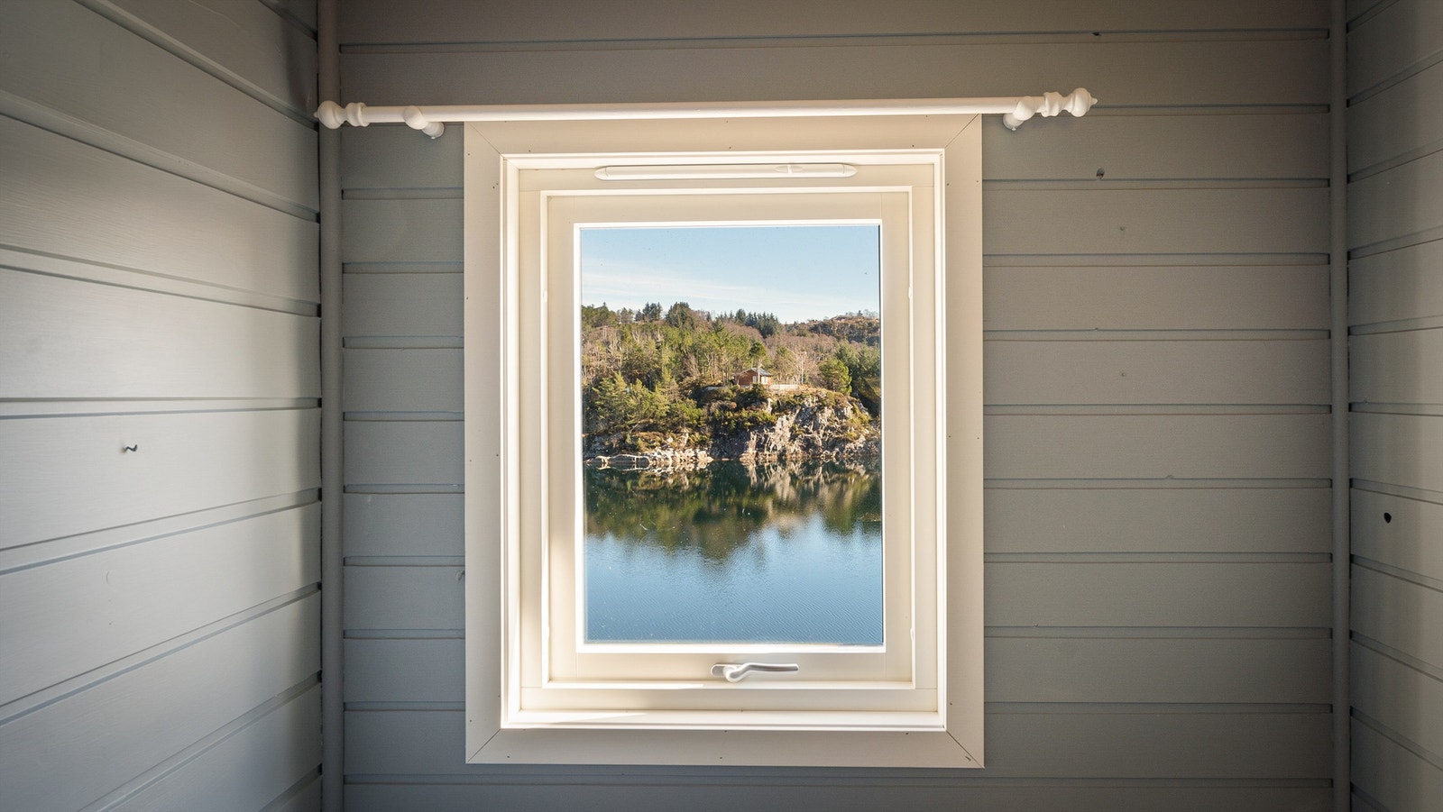 Utsikt fra wc Galleribilde