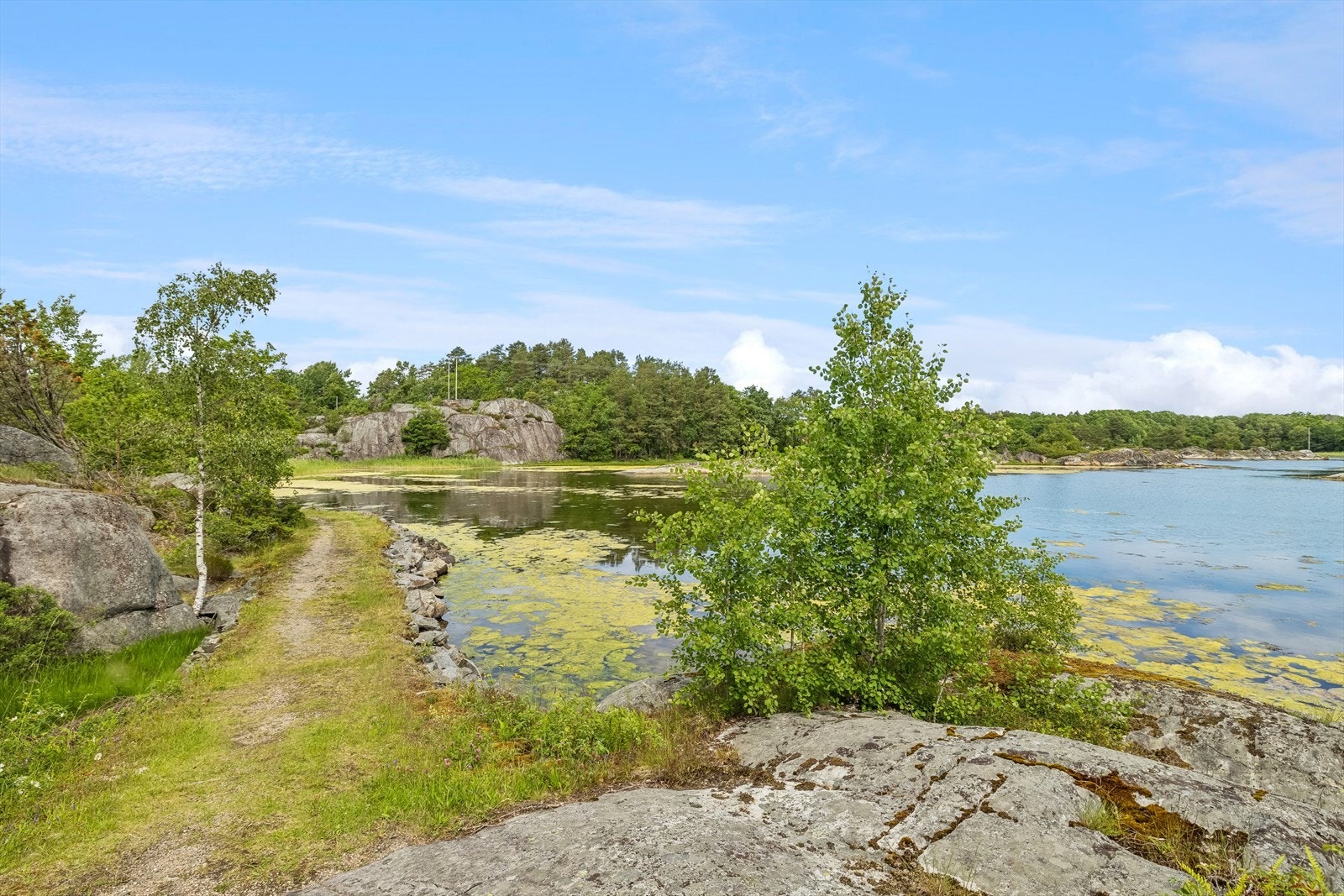 Sømmingveien som leder inn til Ågerøyhavn. Galleribilde