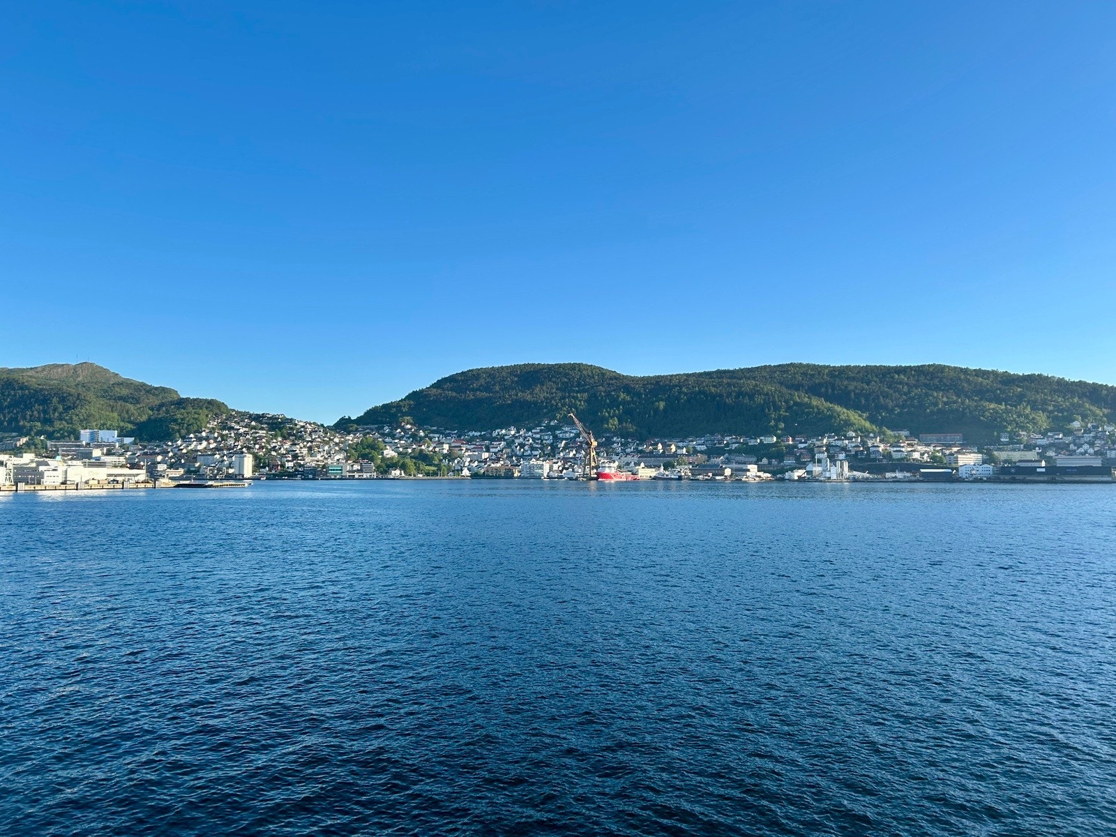 Flott utsikt mot fjorden. Galleribilde