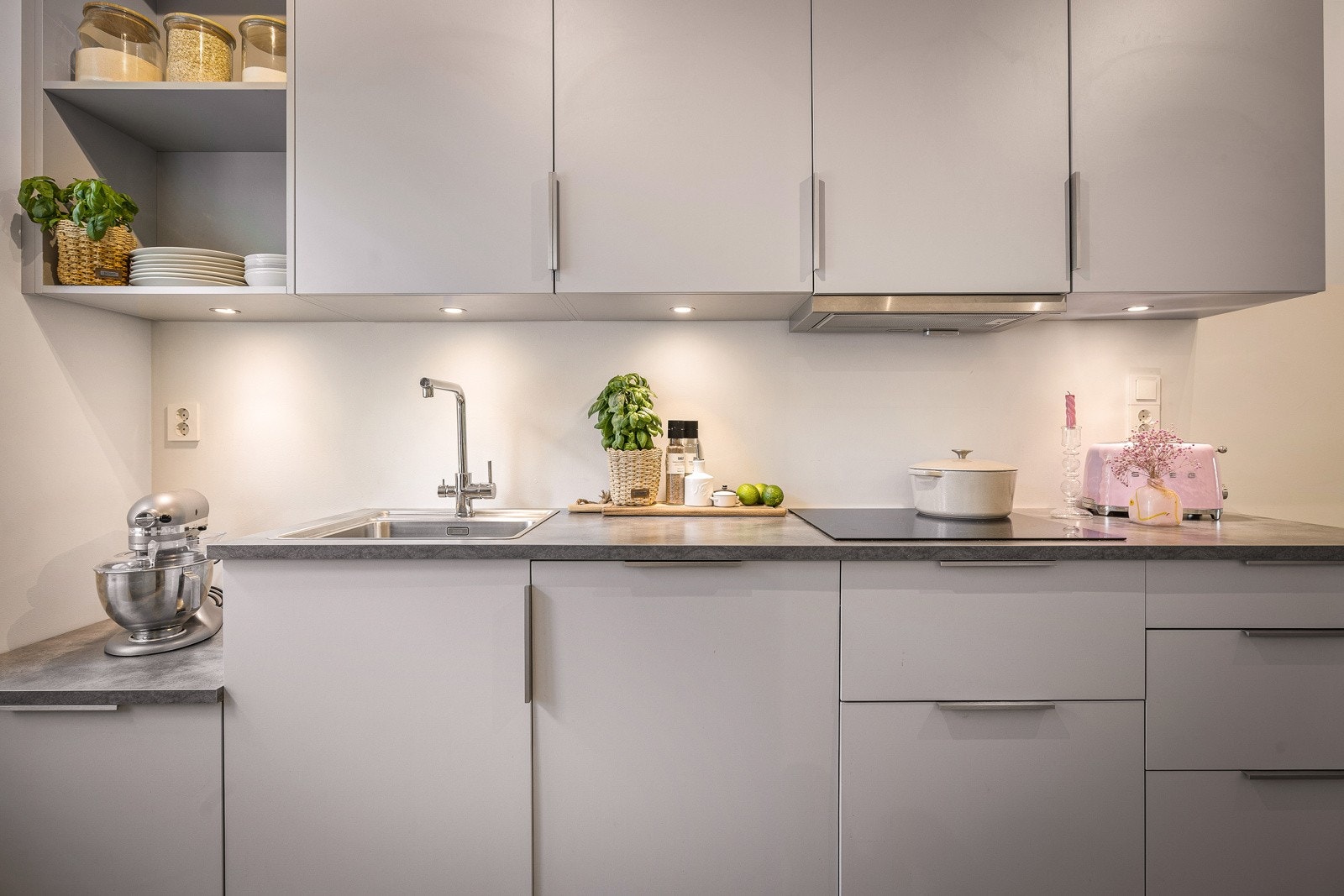 - Spotlights under overskap - Galleribilde