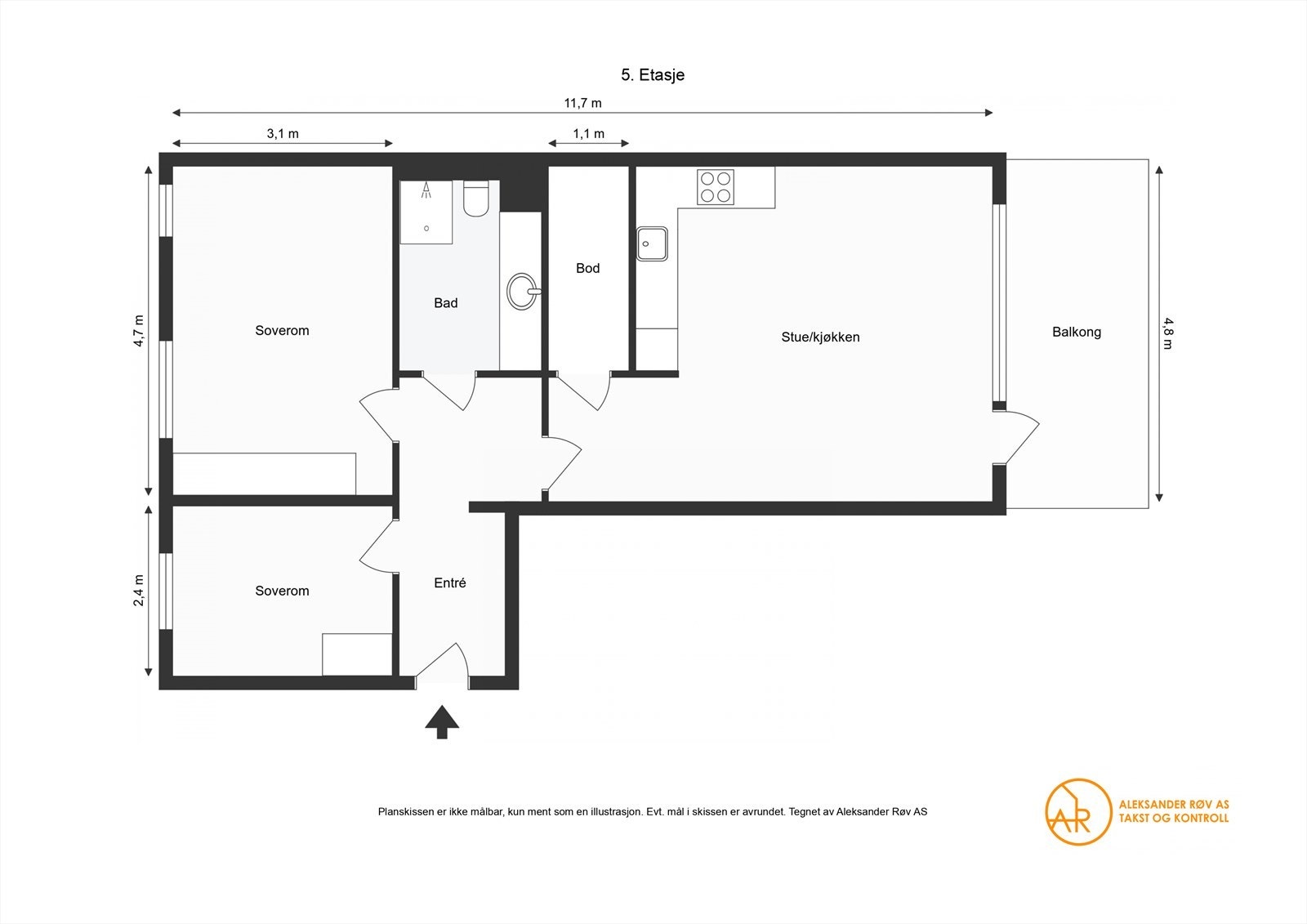 Plantegning Galleribilde
