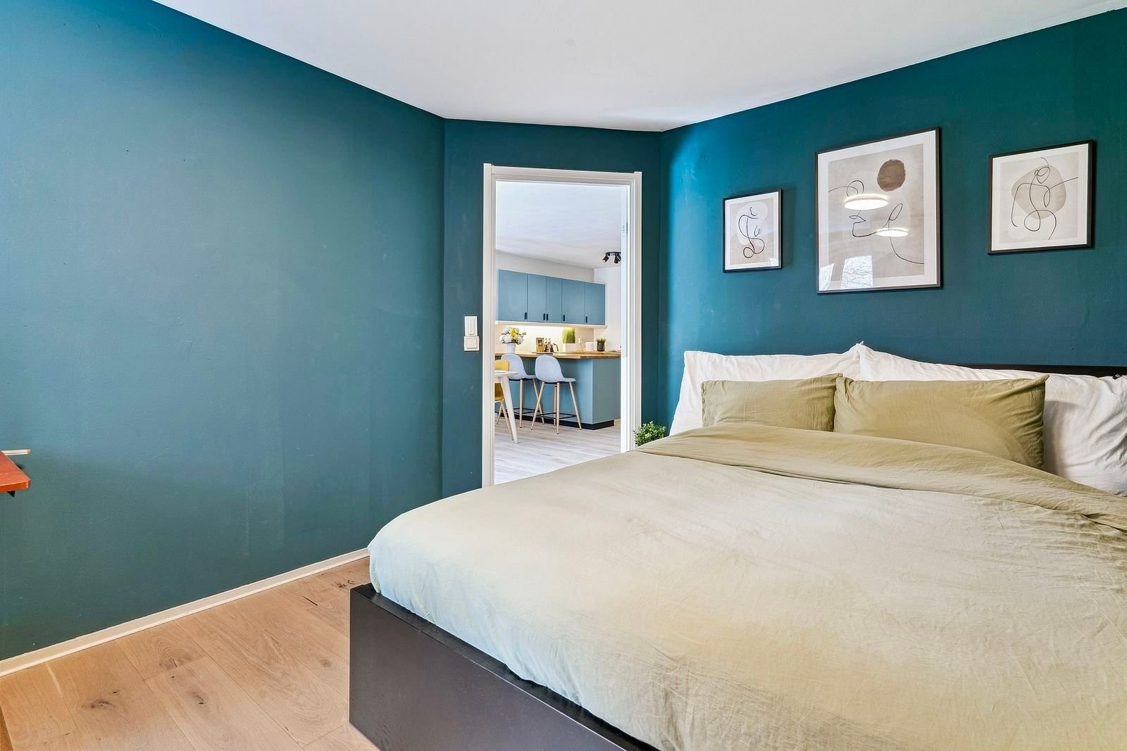 God størrelse til en stor dobbeltseng Galleribilde