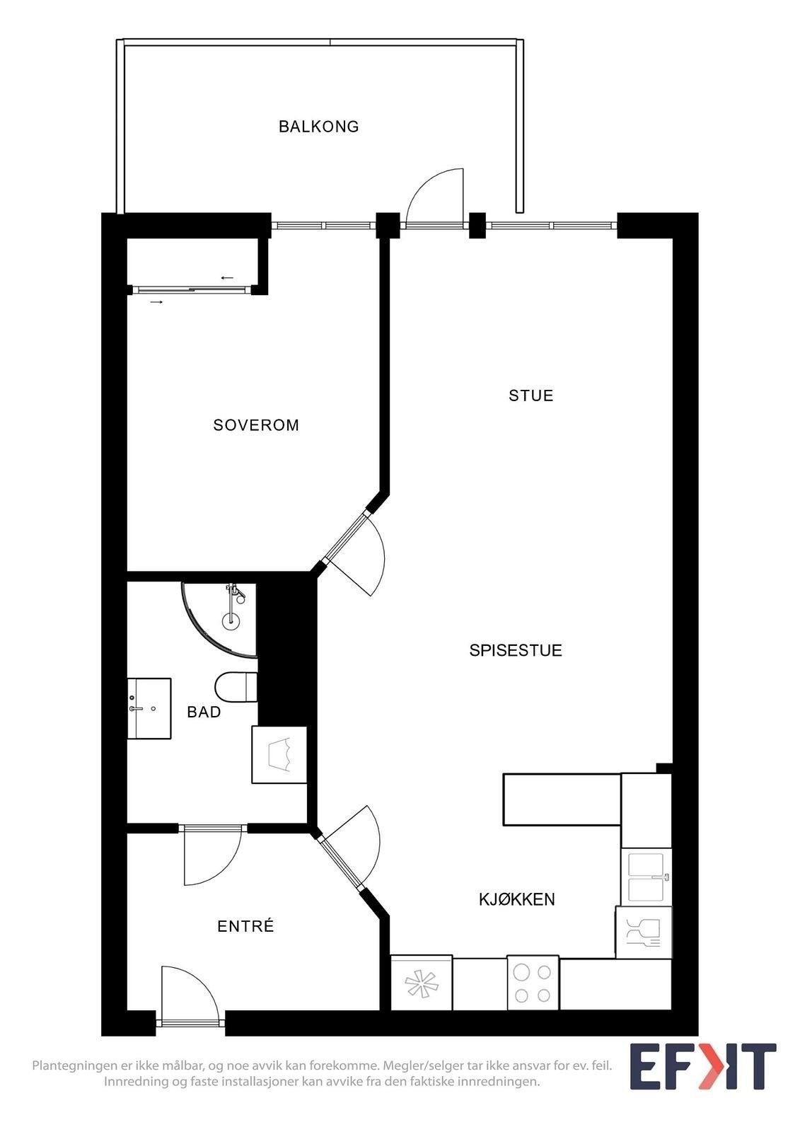 Plantegning Galleribilde
