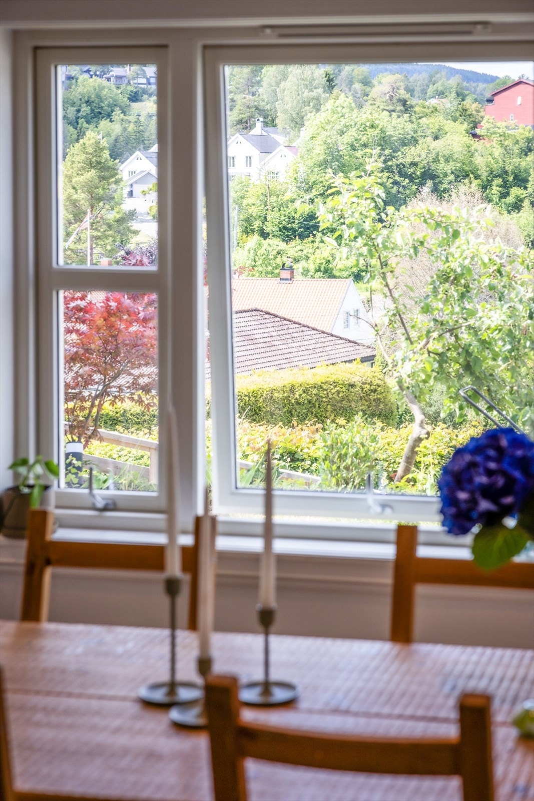 Flott utsikt over nærområde og de grønne omgivelsene. Galleribilde