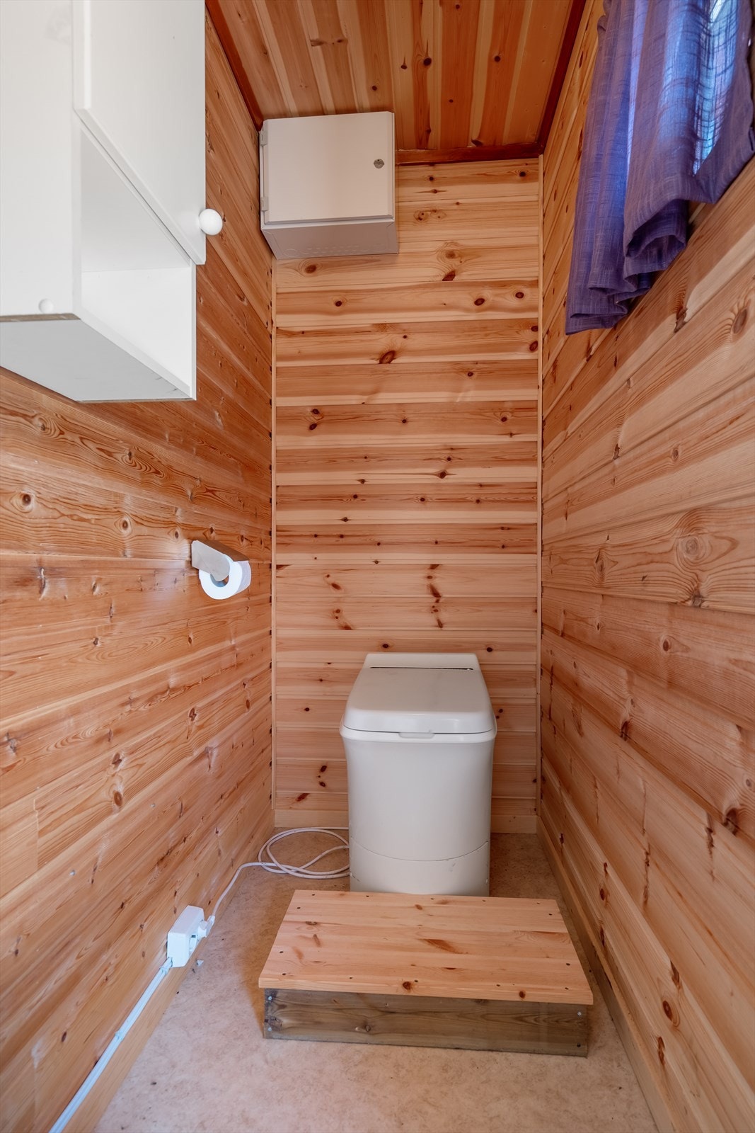 Biotoalett på wc-rom. Galleribilde