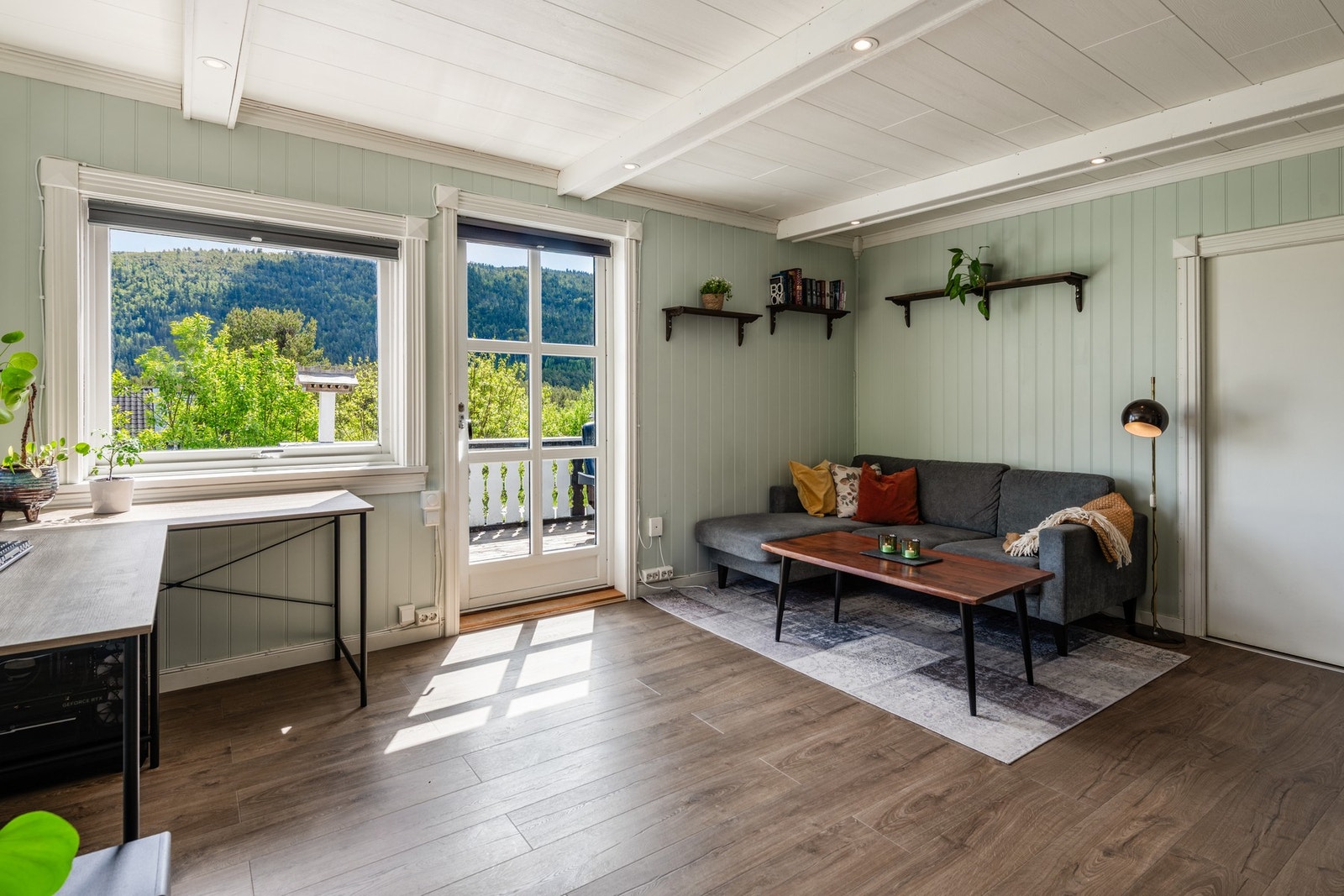 Stuen har en nydelig utsikt Galleribilde