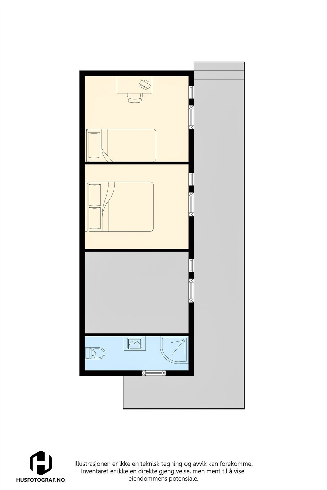 Plantegning Anneks Galleribilde