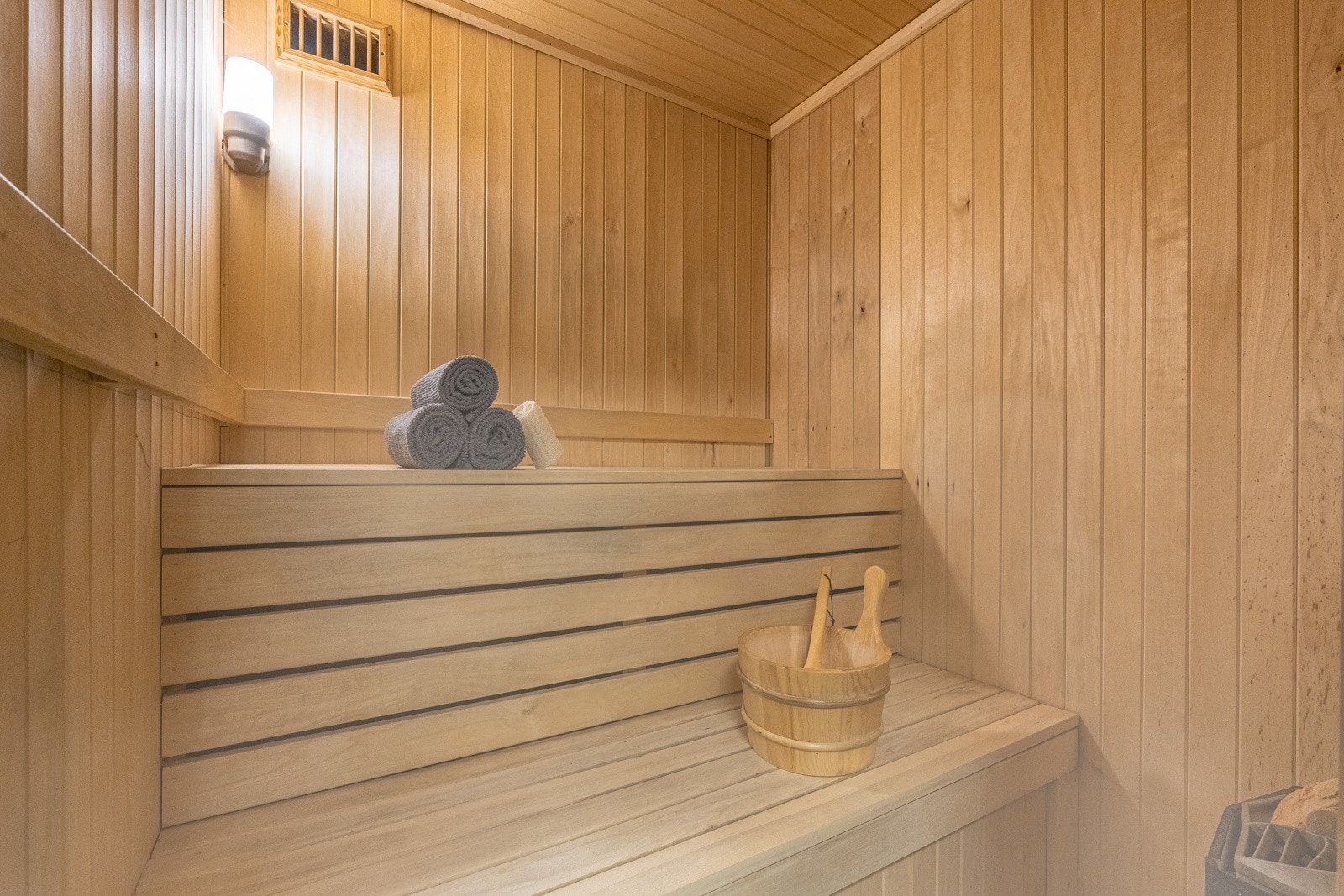 I kjelleren er det også en badstu. Galleribilde