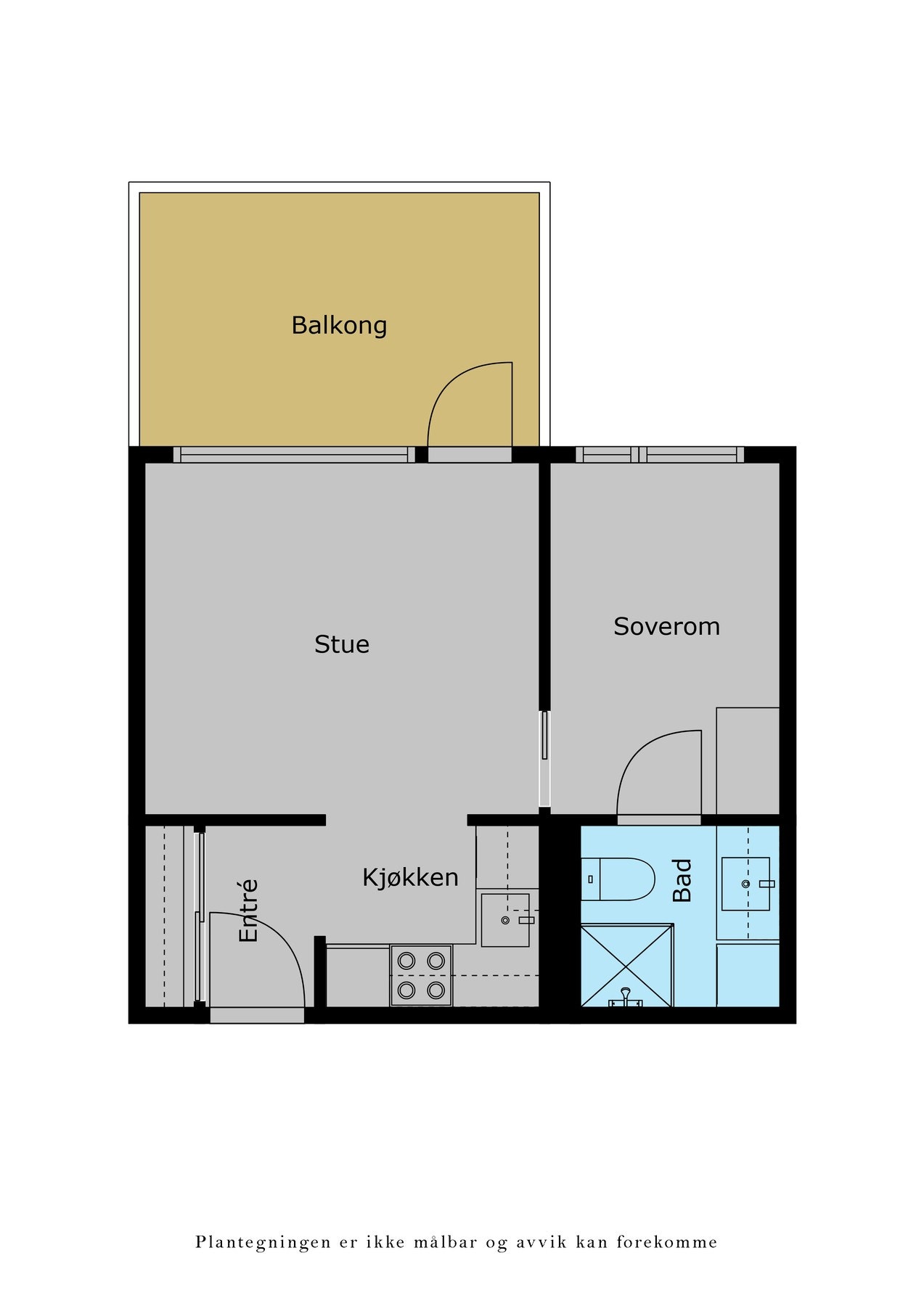 Veiledende plantegning Galleribilde