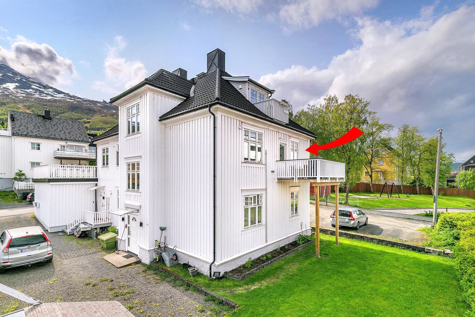 Leiligheten ligger i 2.etasje. Galleribilde
