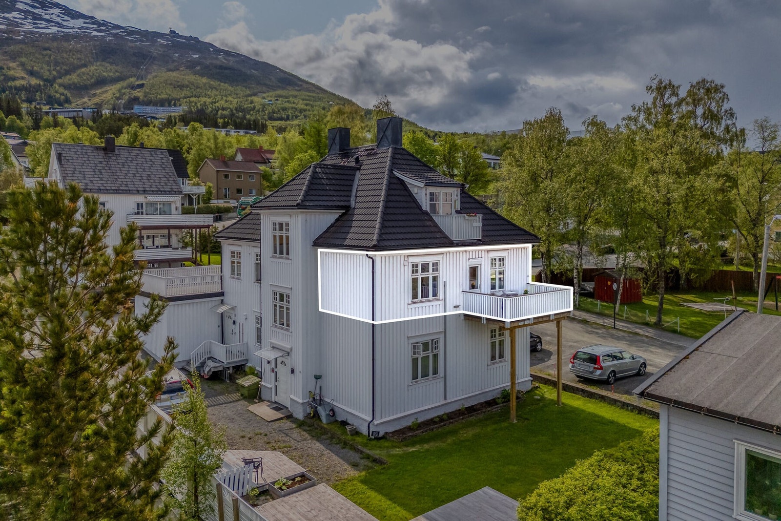 Leiligheten avmerket Galleribilde