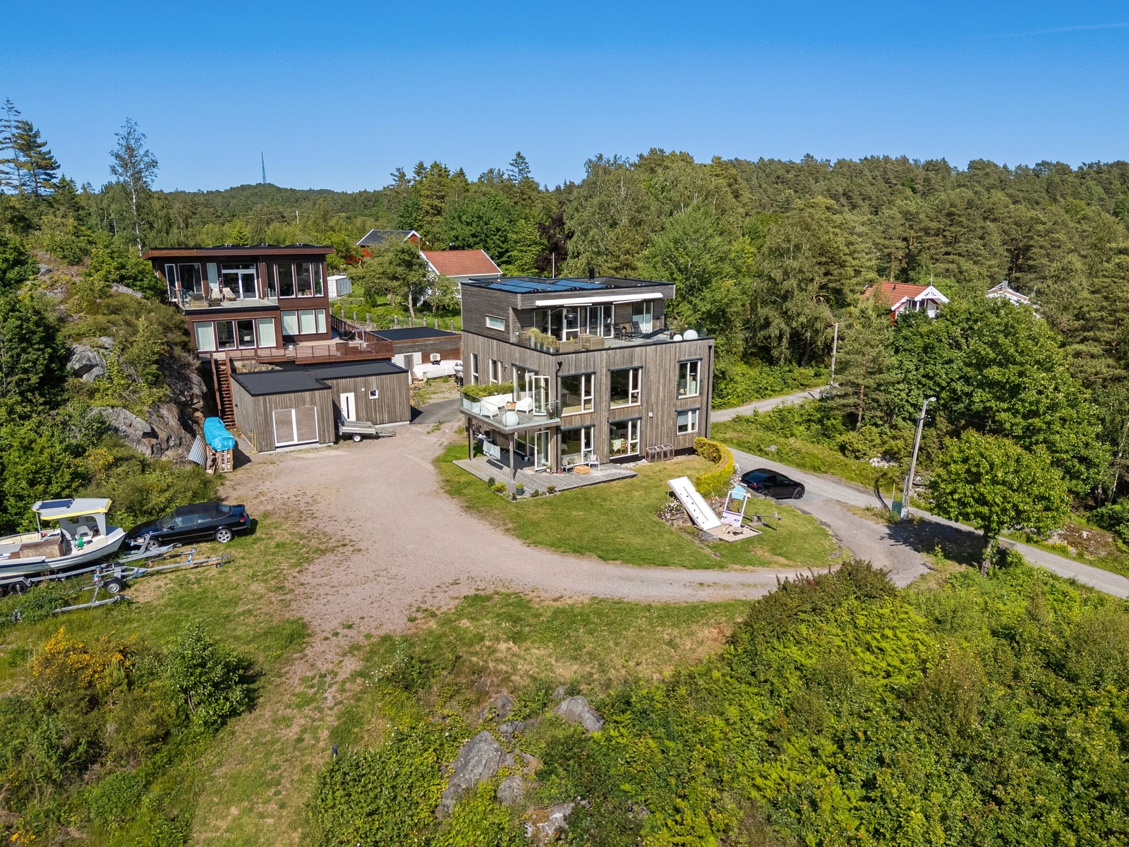 Tomten ligger der hvor det er grøntareal Galleribilde