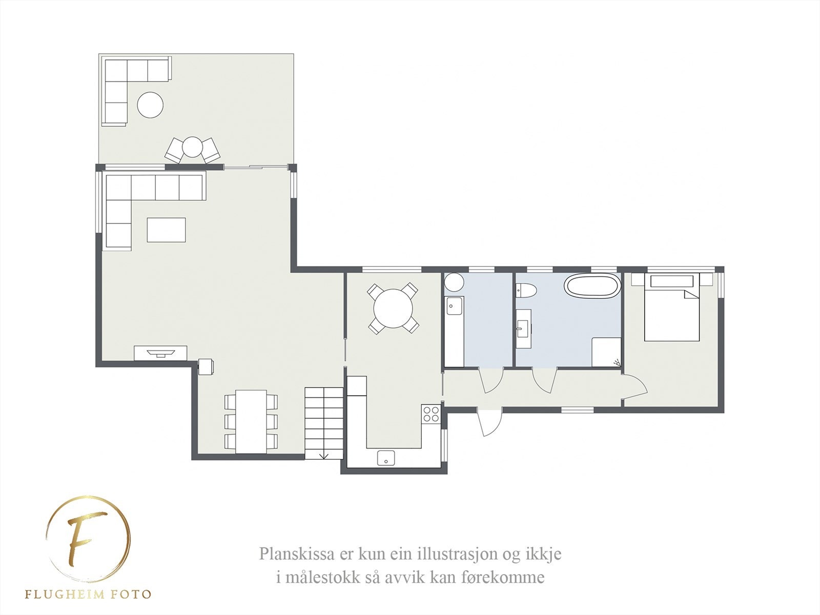 Planteikning Galleribilde
