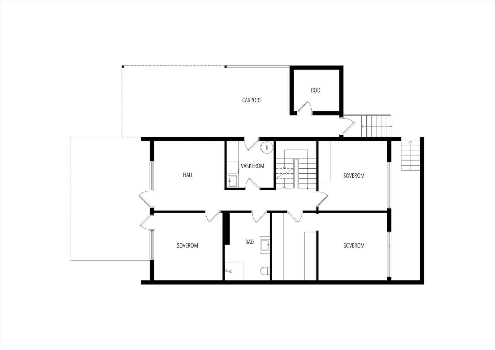 - Plantegning 1. etasje - Galleribilde
