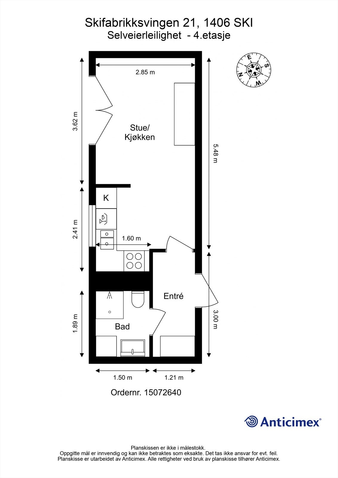 Plantegning - 4.etg. Galleribilde