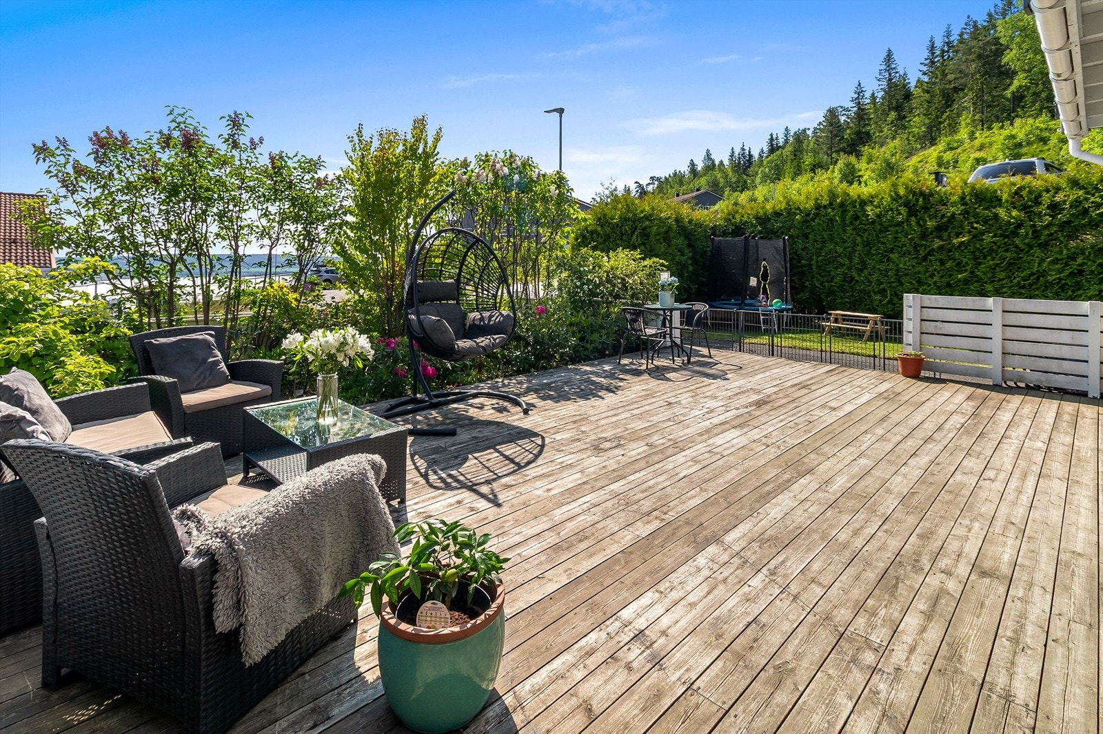 Terrase med utsikt Galleribilde