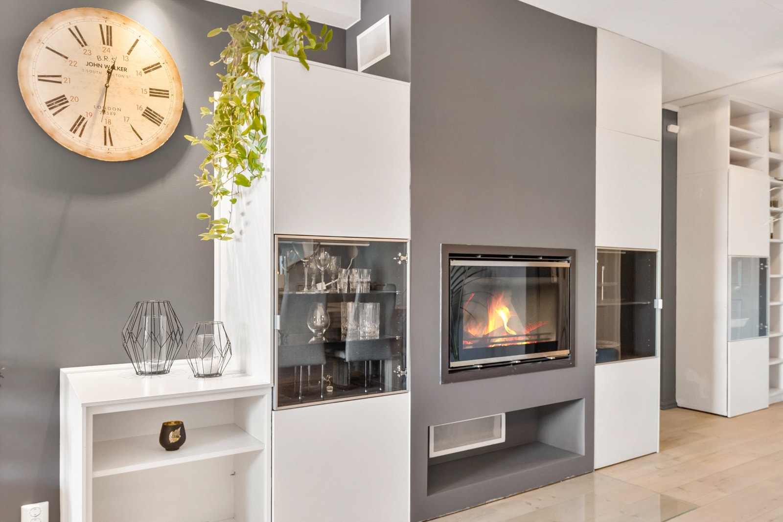 Peisovnen setter en god og lun stemning til rommet Galleribilde