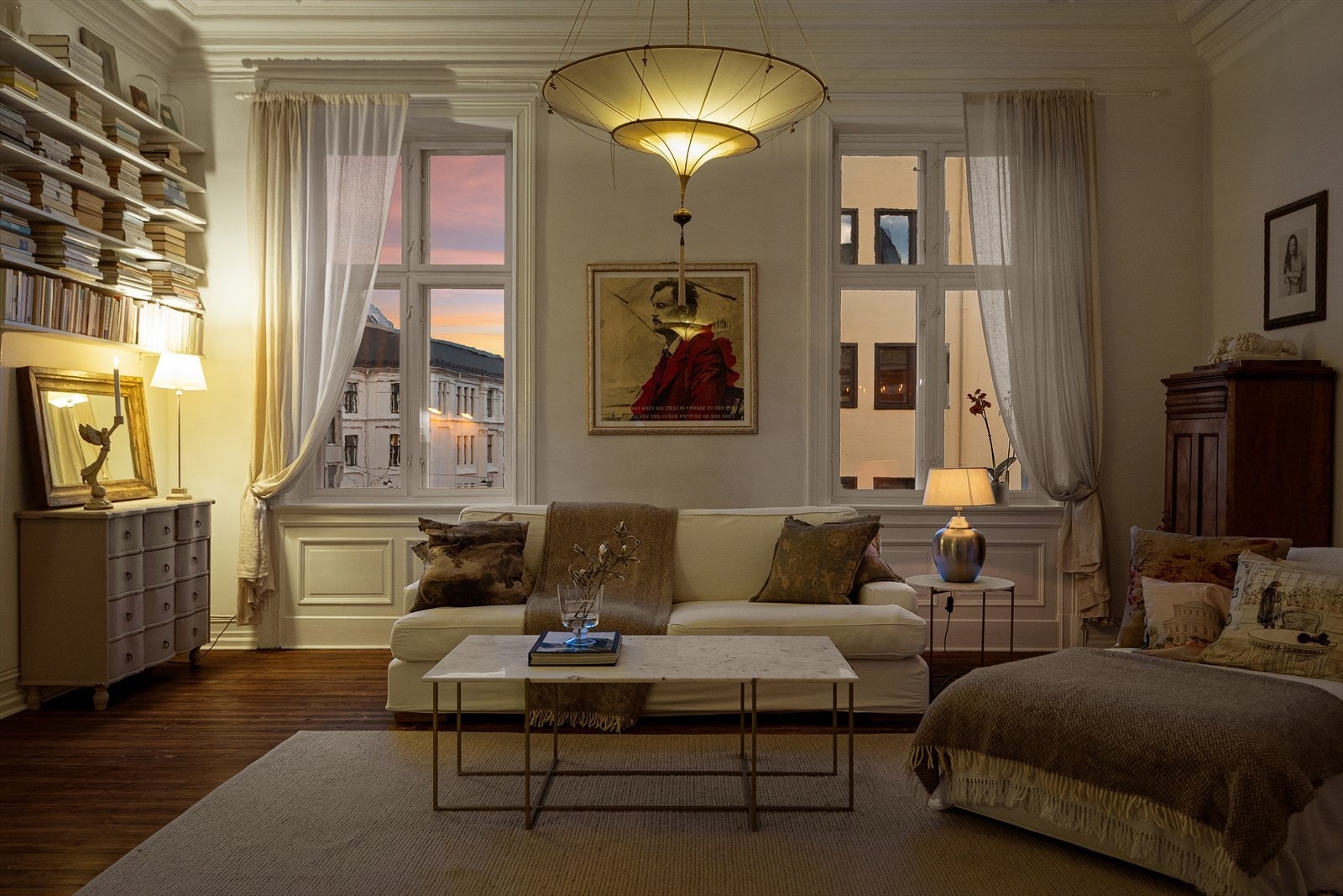 Kveldsstemning Galleribilde