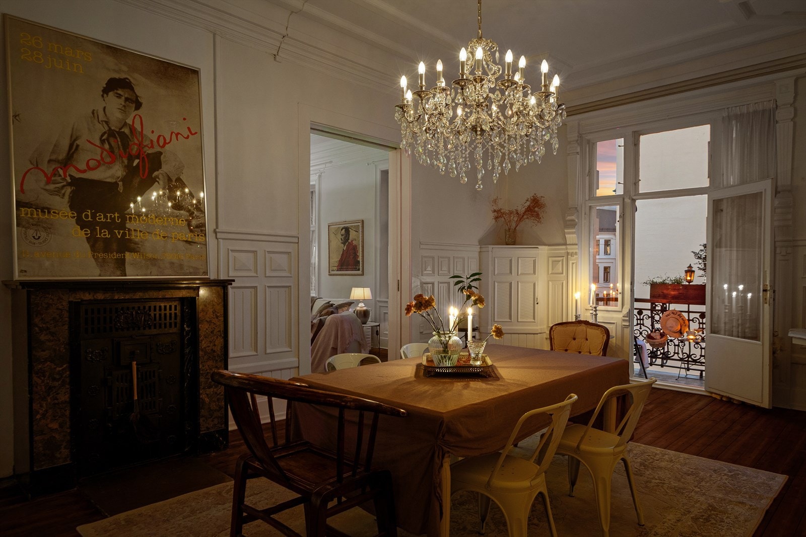 Kveldsstemning Galleribilde