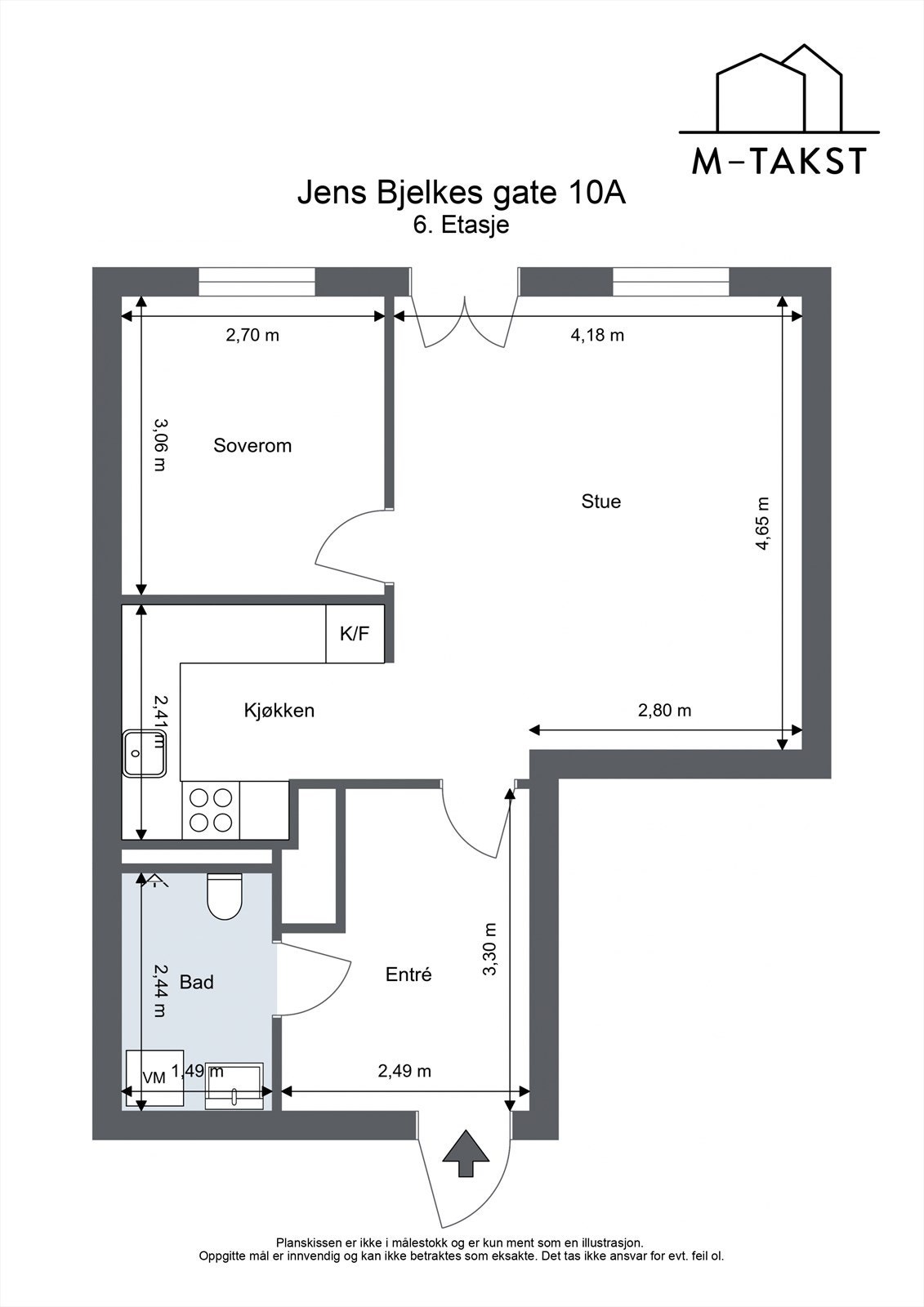 Plantegning Bra-i 48m² Galleribilde