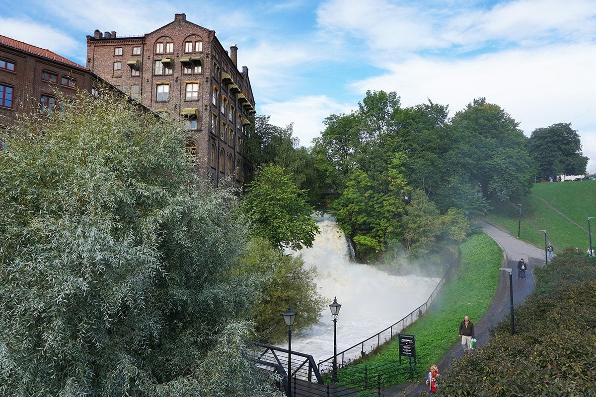 Idylliske Akerselva Galleribilde