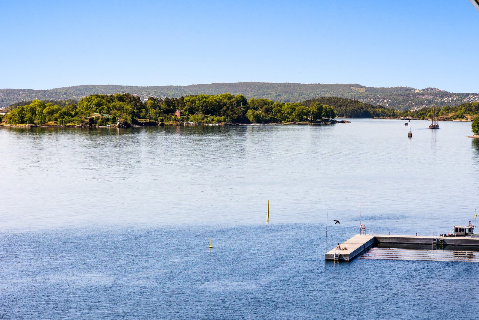 Her nytes sol og sjø. Galleribilde