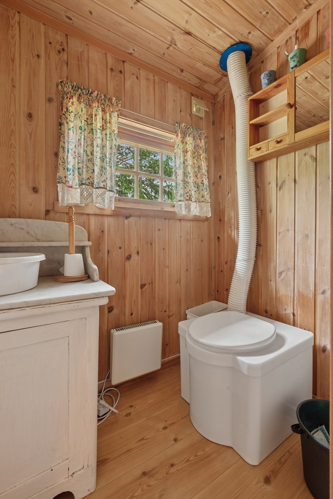 Toalettrommet har installert boitoalett. Galleribilde