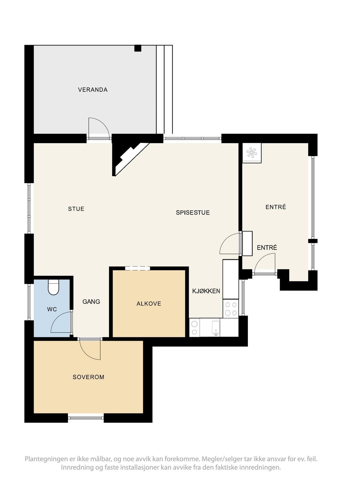 Plantegning Galleribilde