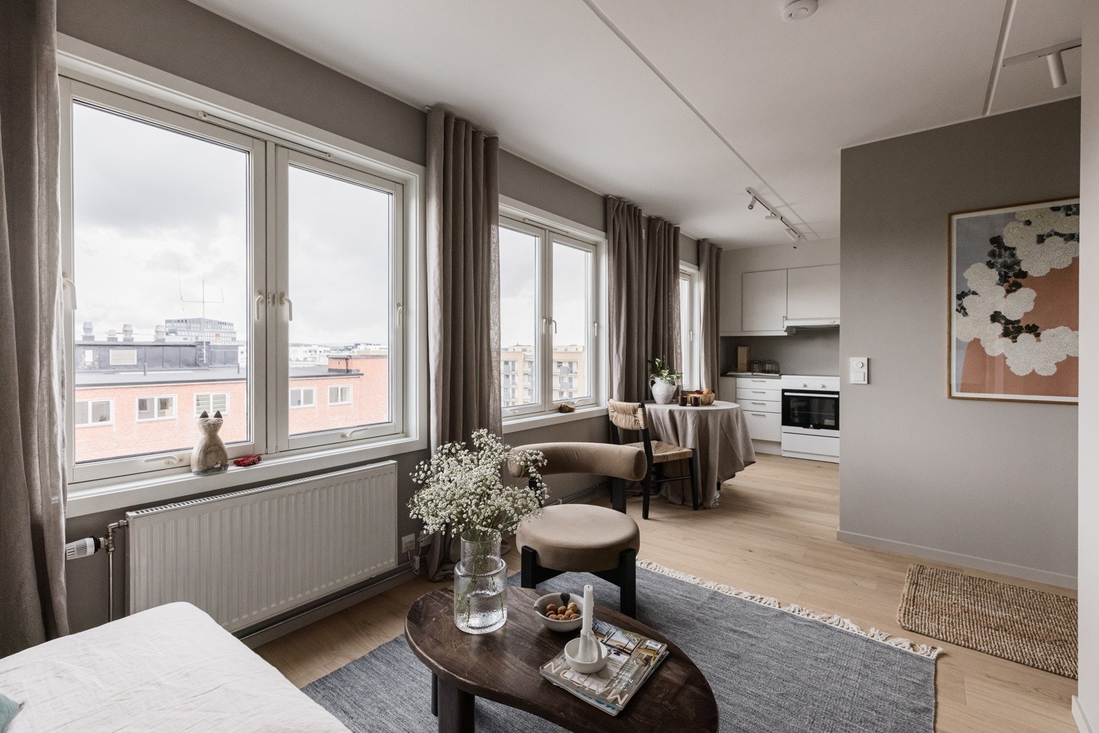 Stue i hybel. Galleribilde