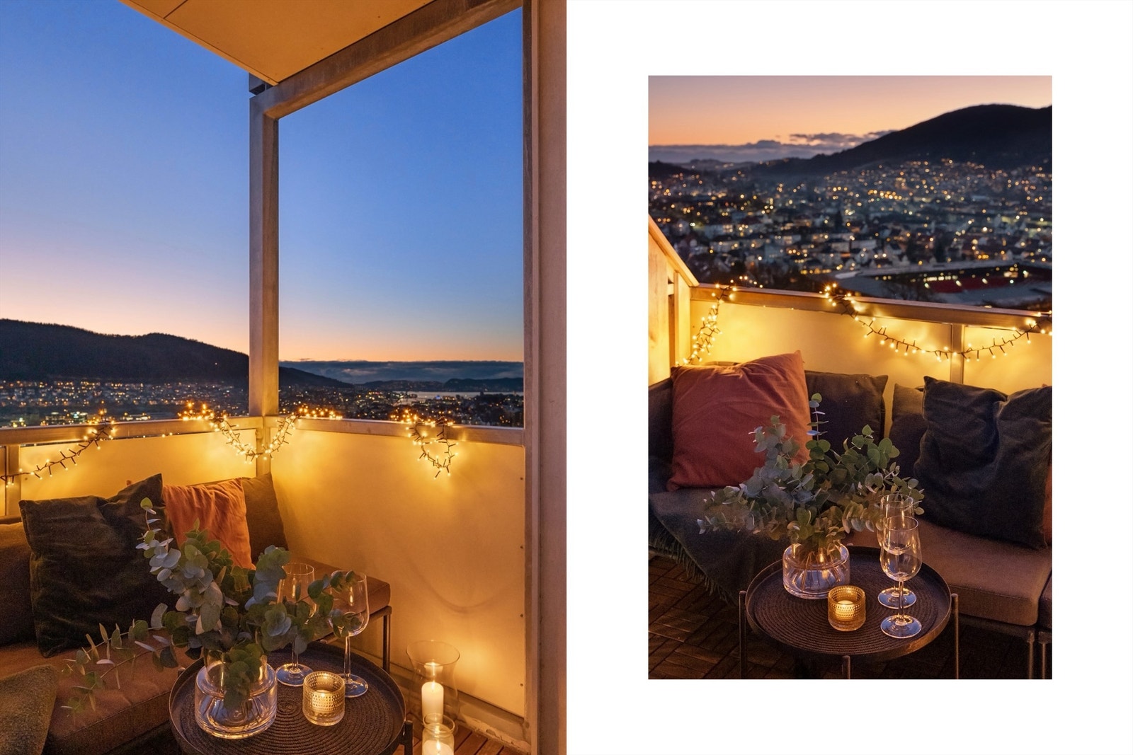 - Koselig overbygg som skjermer litt fra vind og vær - Galleribilde