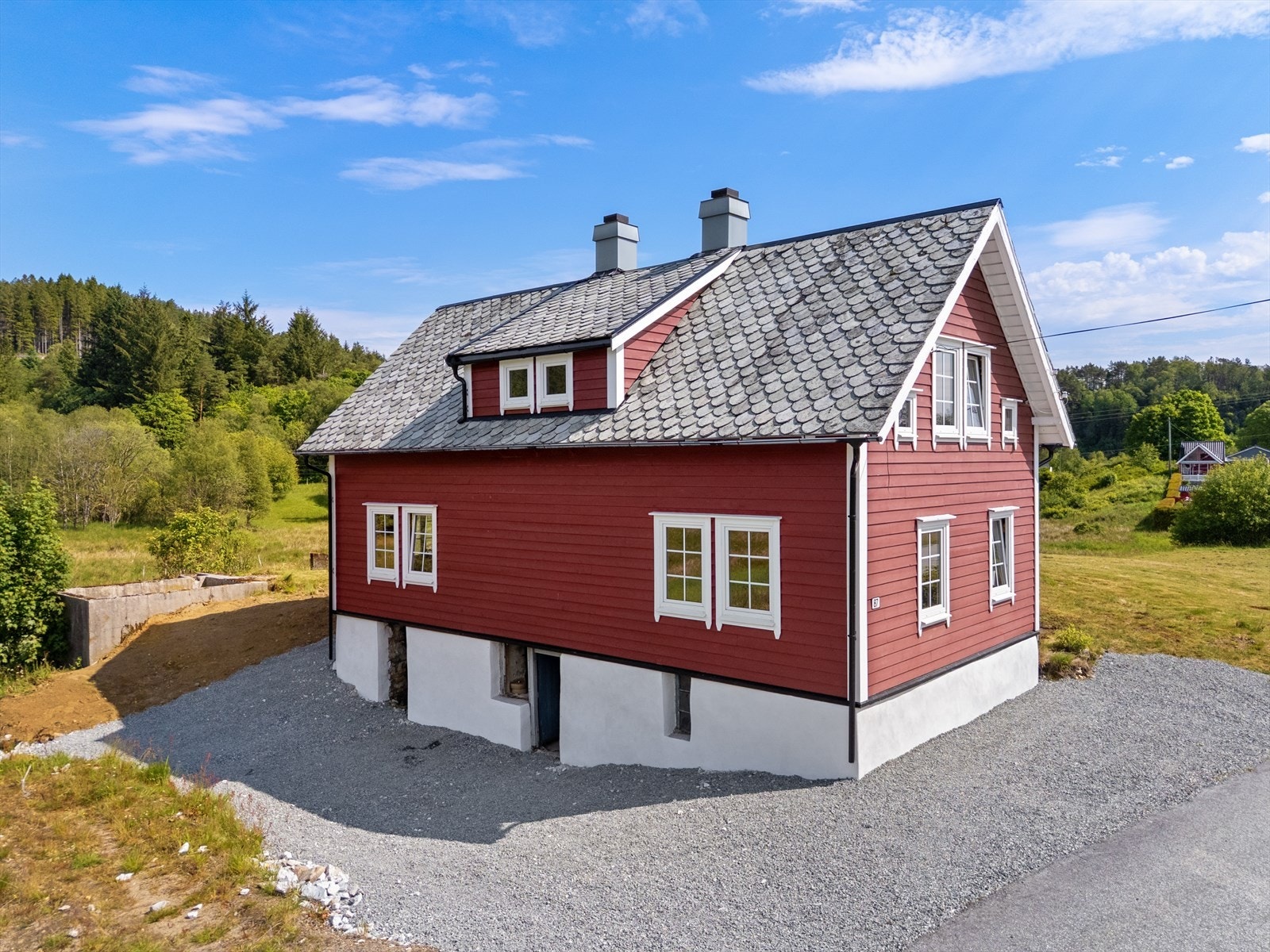 Det er også senest i juni 2025 gjennomført oppgraderinger på selve grunnmuren Galleribilde