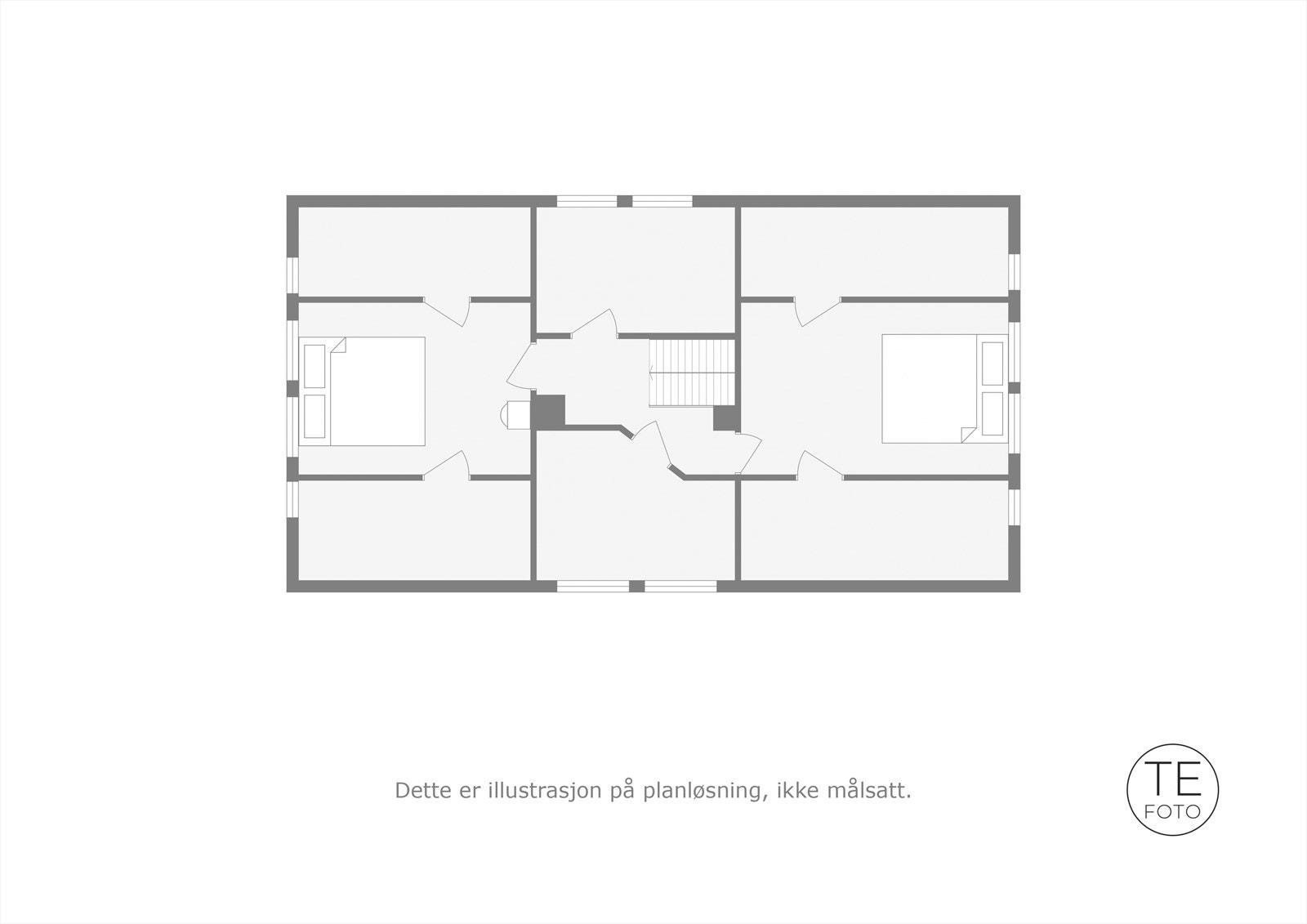 Planløsning loft Galleribilde