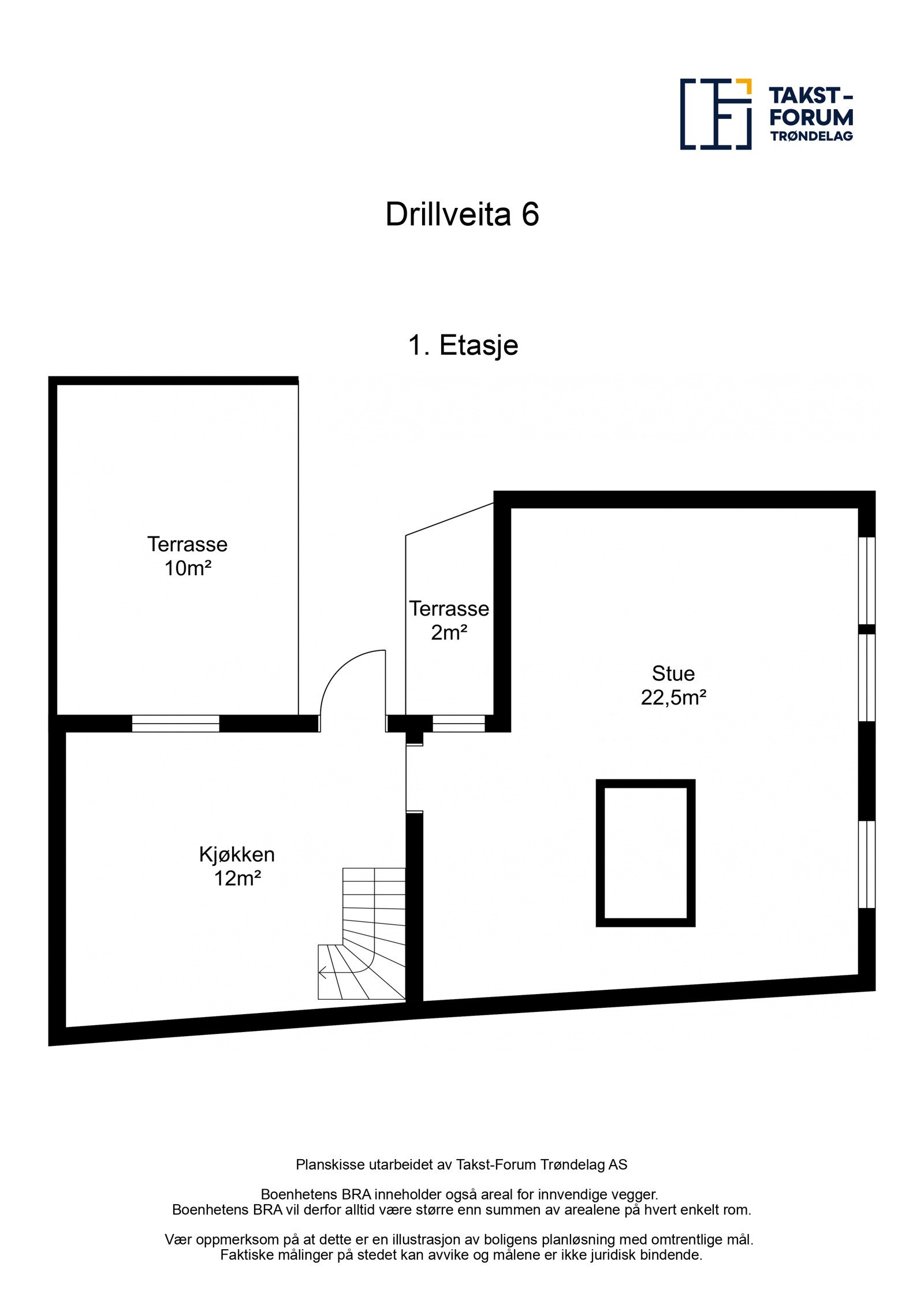 Plantegning 1. etasje. Galleribilde