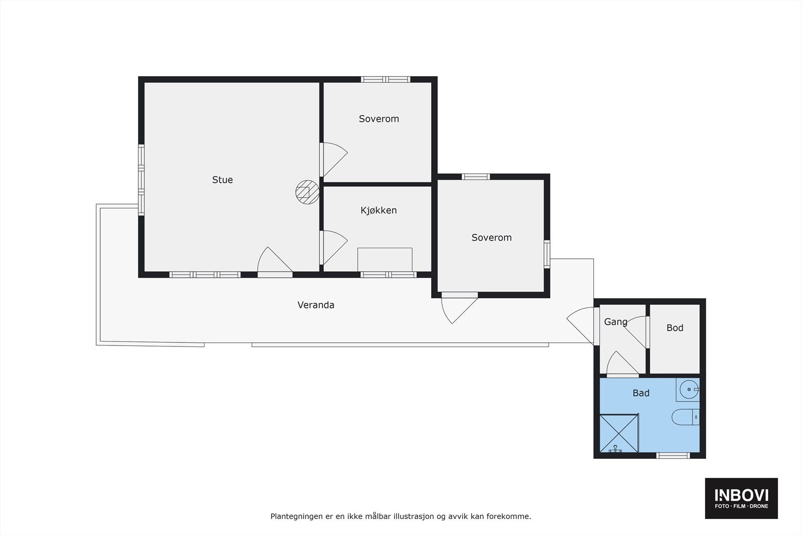Plantegning Galleribilde