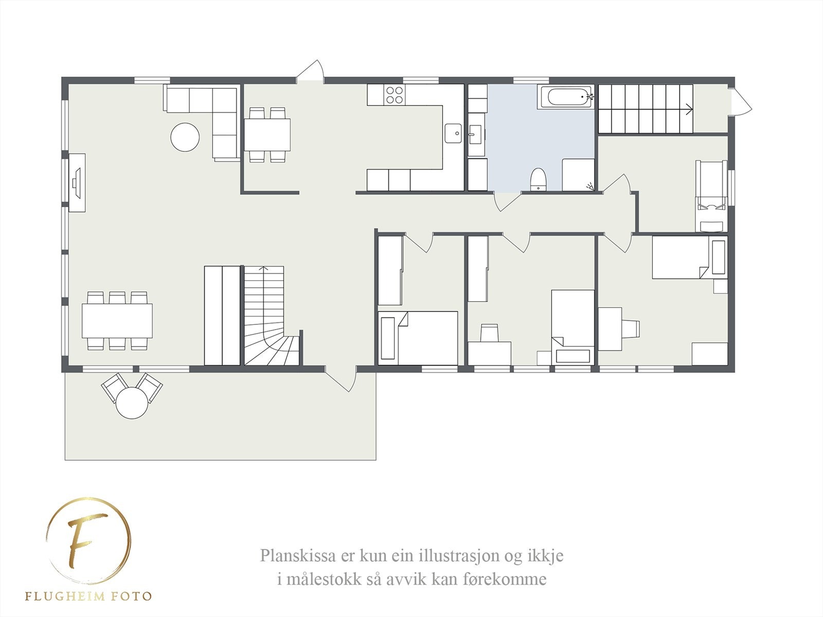 Planteikning - 1. Etasje Galleribilde