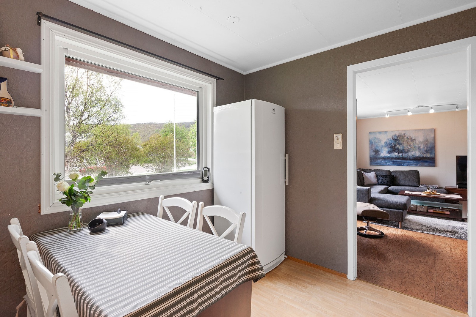 Her kan dagens første måltid inntas med utsikt. Galleribilde