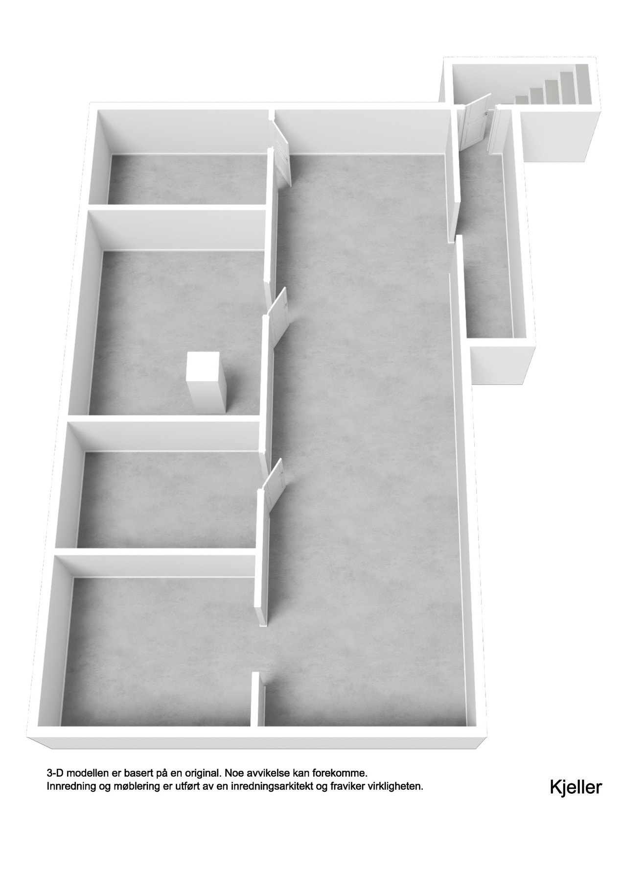 Plantegning kjeller Galleribilde