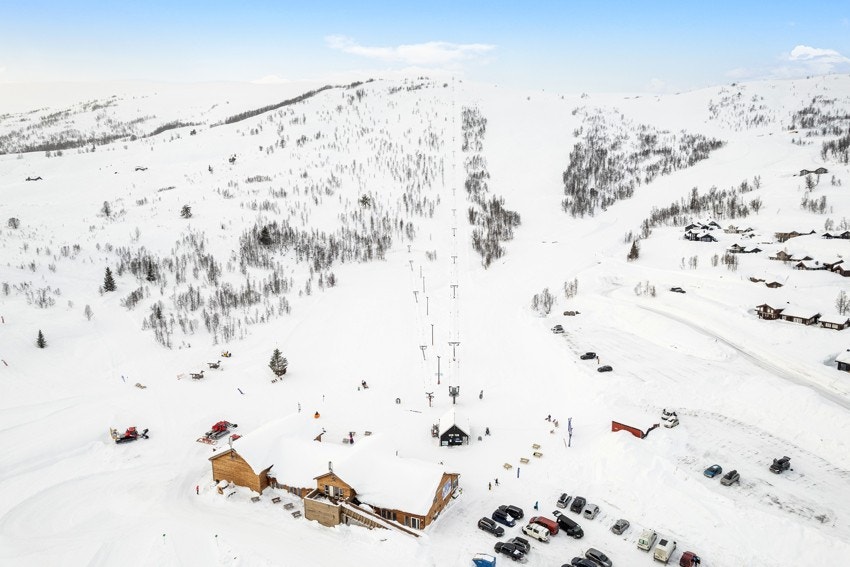 ... og eit flott og snøsikkert anlegg om vinteren. Galleribilde