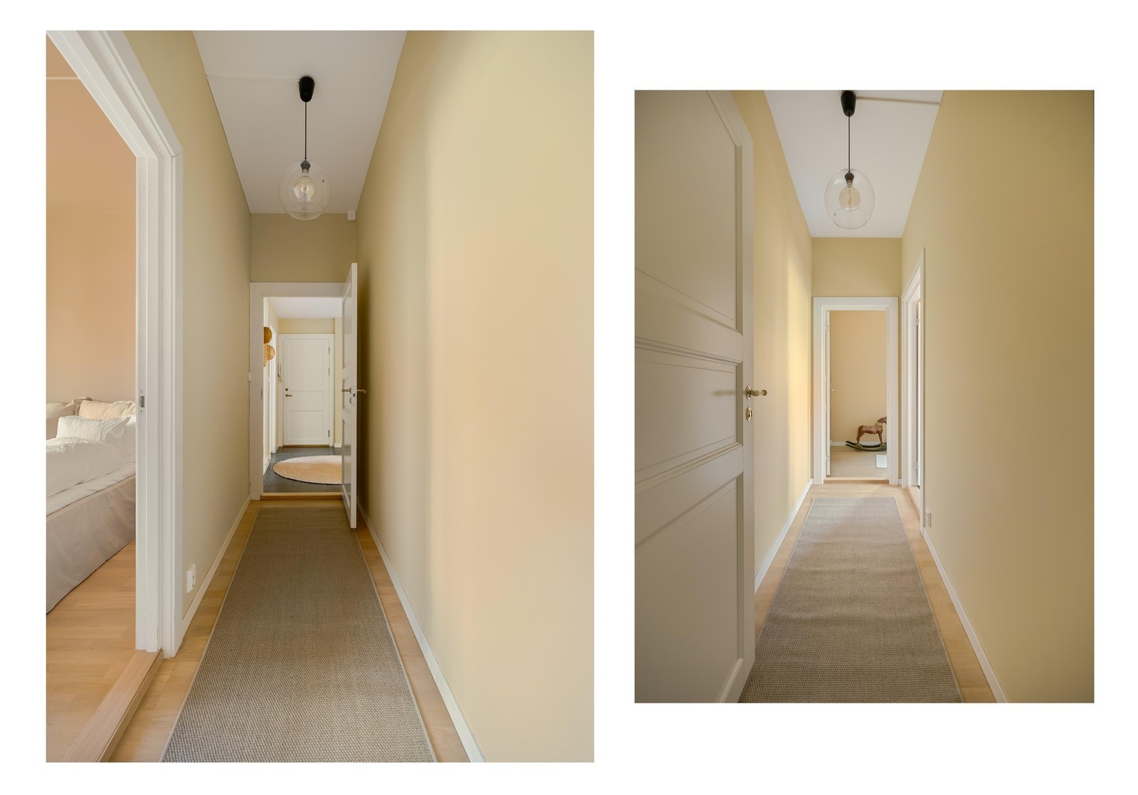 De to siste soverommene har inngang fra mellomgangen. Galleribilde